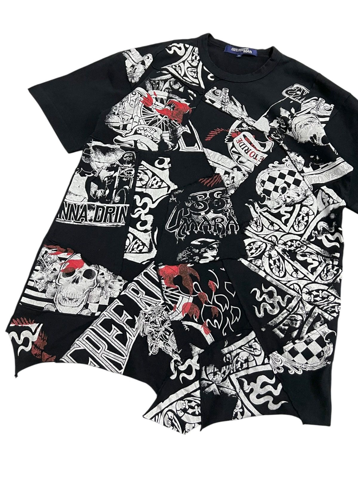 Comme des Garcons 2002 Junya watanabe patchwork live to ride Size US M / EU 48-50 / 2 - 2 Thumbnail
