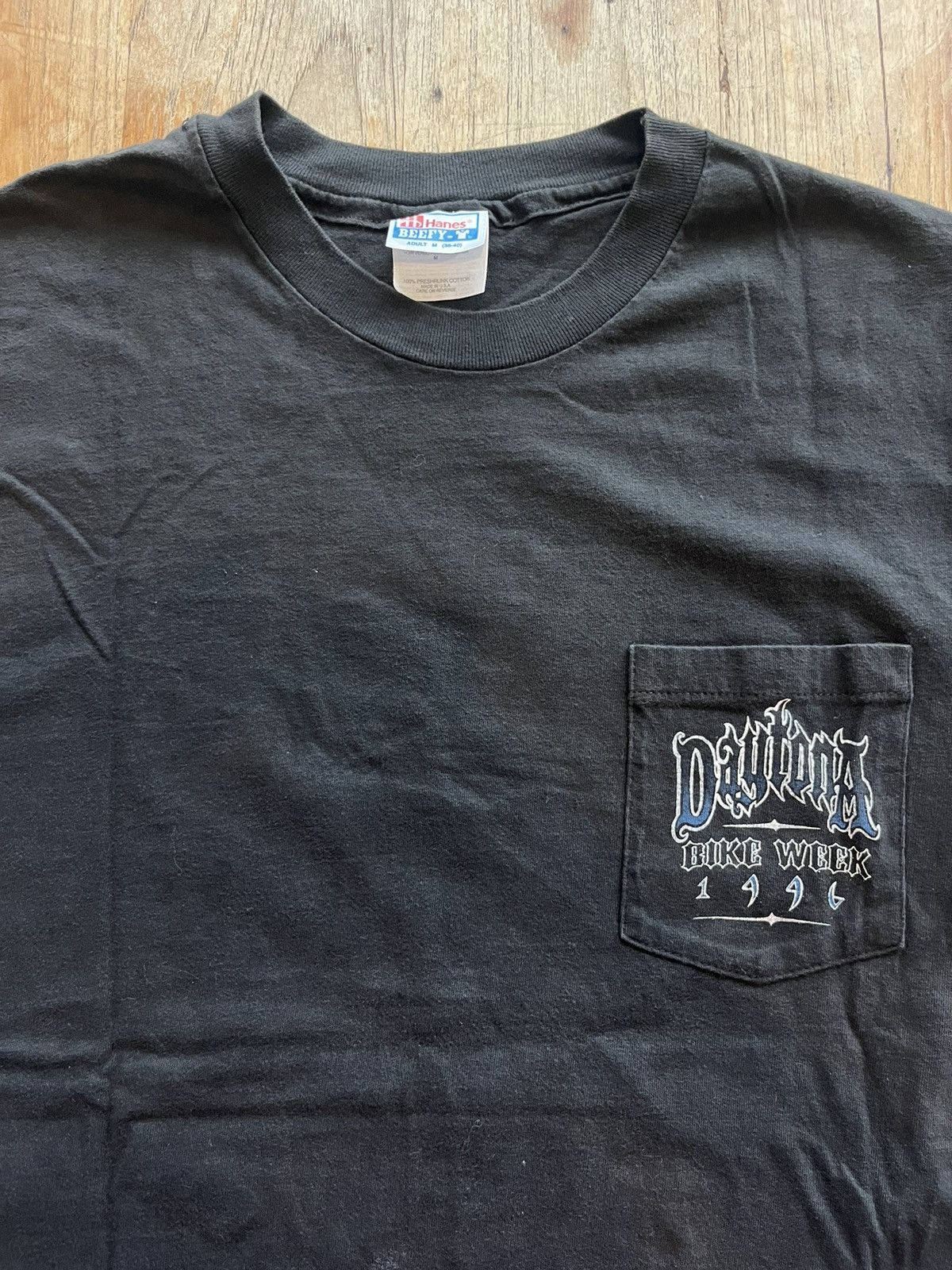 Vintage Vintage Daytona Bike Week 1996’s pocket T-shirt Size US M / EU 48-50 / 2 - 4 Thumbnail