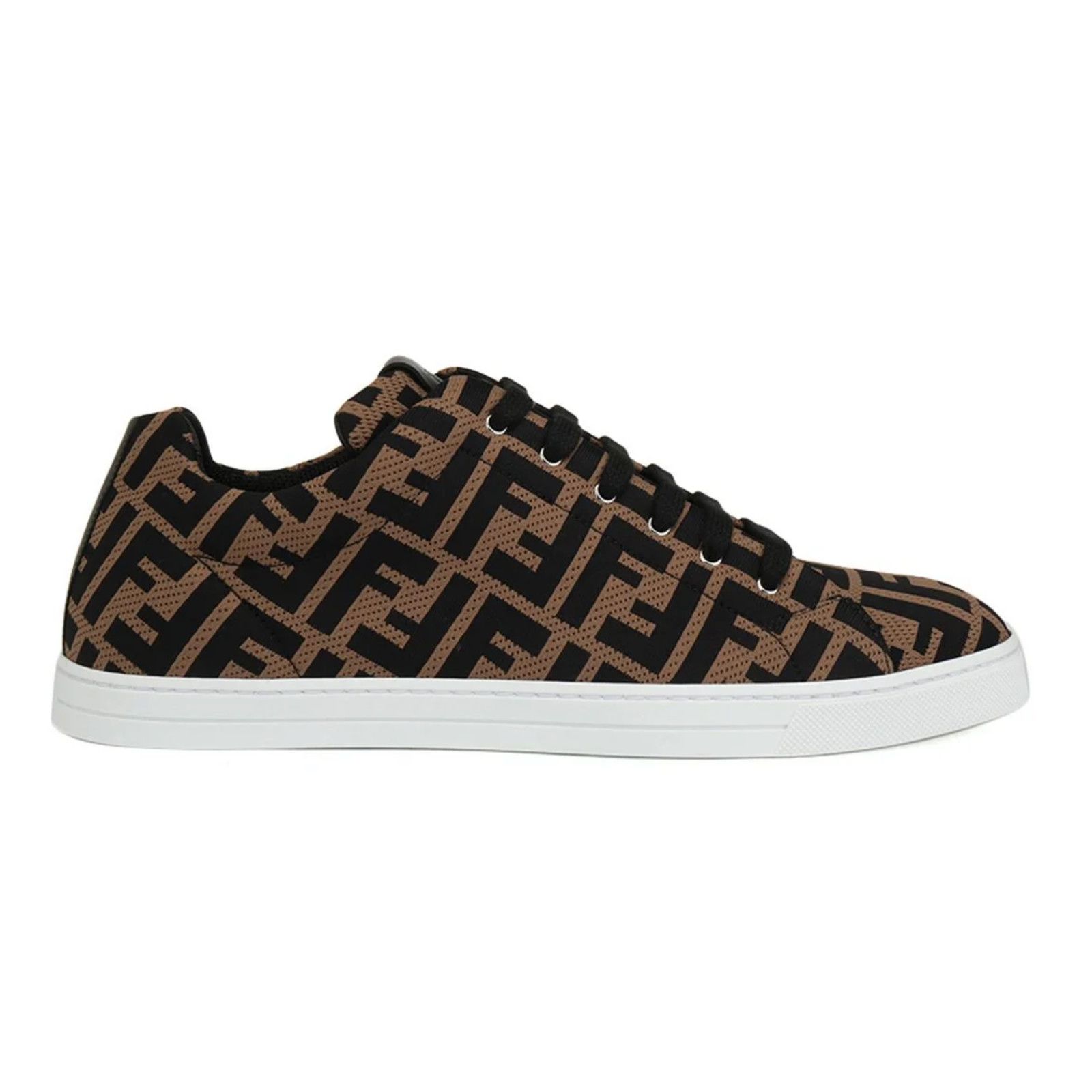 Fendi Fendi Forever Allover Logo Monogram Tabacco Brown Black Size US 13 / EU 46 - 1 Thumbnail