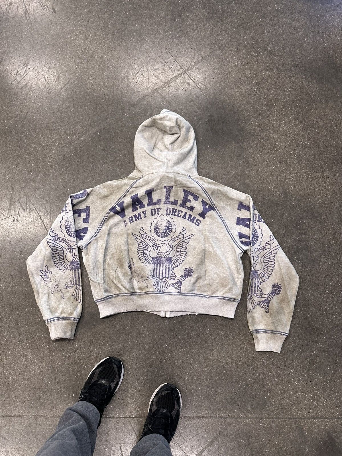 Vale Vale Forever Army Zip Up Grey Size US L / EU 52-54 / 3 - 2 Thumbnail