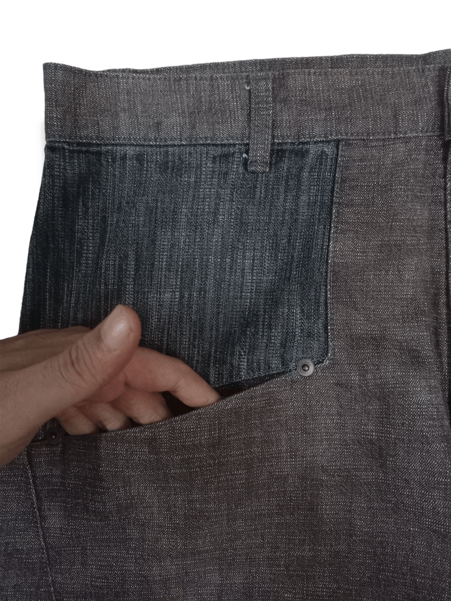 Japanese Brand Vintage Japanese Monitor Graphic Baggy Jeans Size US 35 - 4 Thumbnail