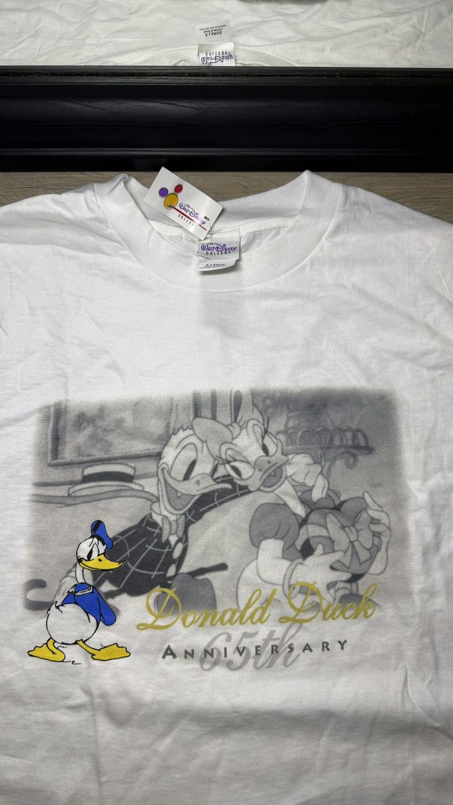 Disney NWT Vintage 1990s Disney Donald Duck 65th Anniversary Shirt Size US XL / EU 56 / 4 - 2 Thumbnail