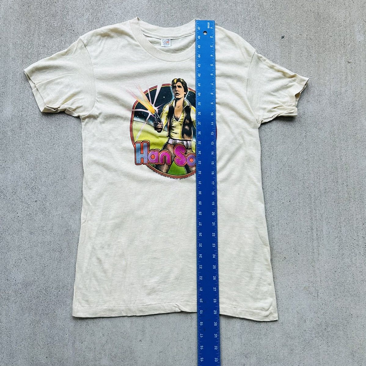 Star Wars Vintage Star Wars T Shirt 1977 Han Solo Hanes Single Stitch Size US M / EU 48-50 / 2 - 7 Thumbnail