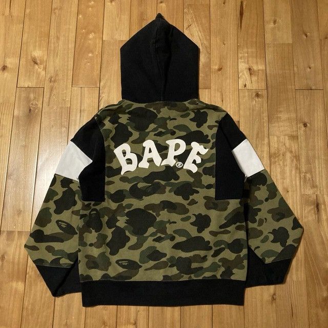 Bape BAPE CAMO Crazy full zip hoodie black a bathing ape Size US M / EU 48-50 / 2 - 3 Thumbnail