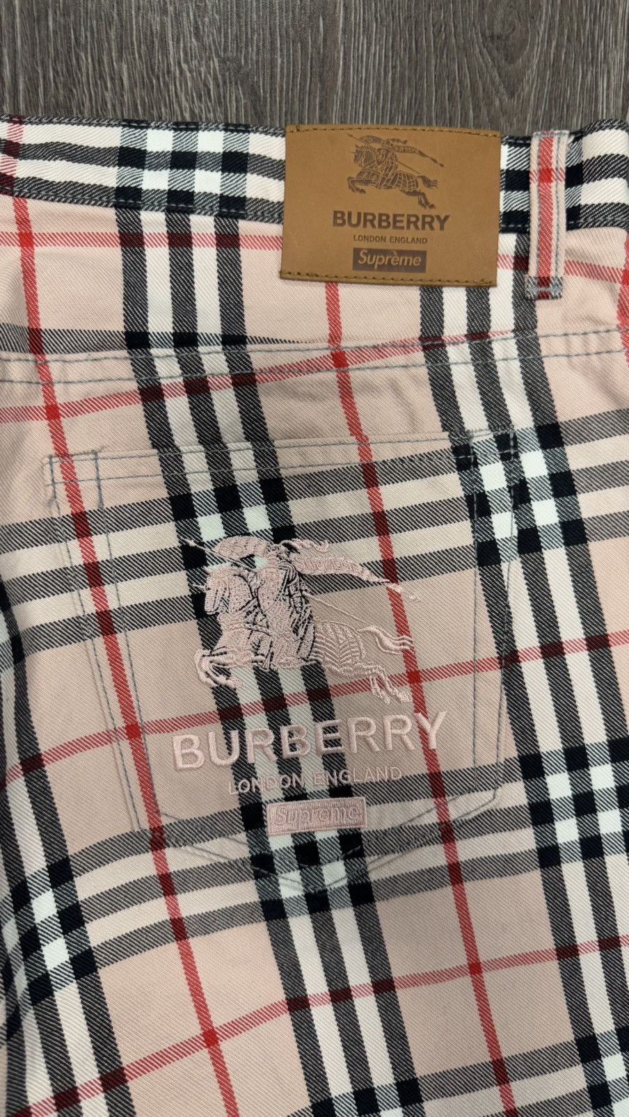 Burberry × Supreme Supreme Burberry Pants sz 36 New Size US 36 / EU 52 - 4 Thumbnail