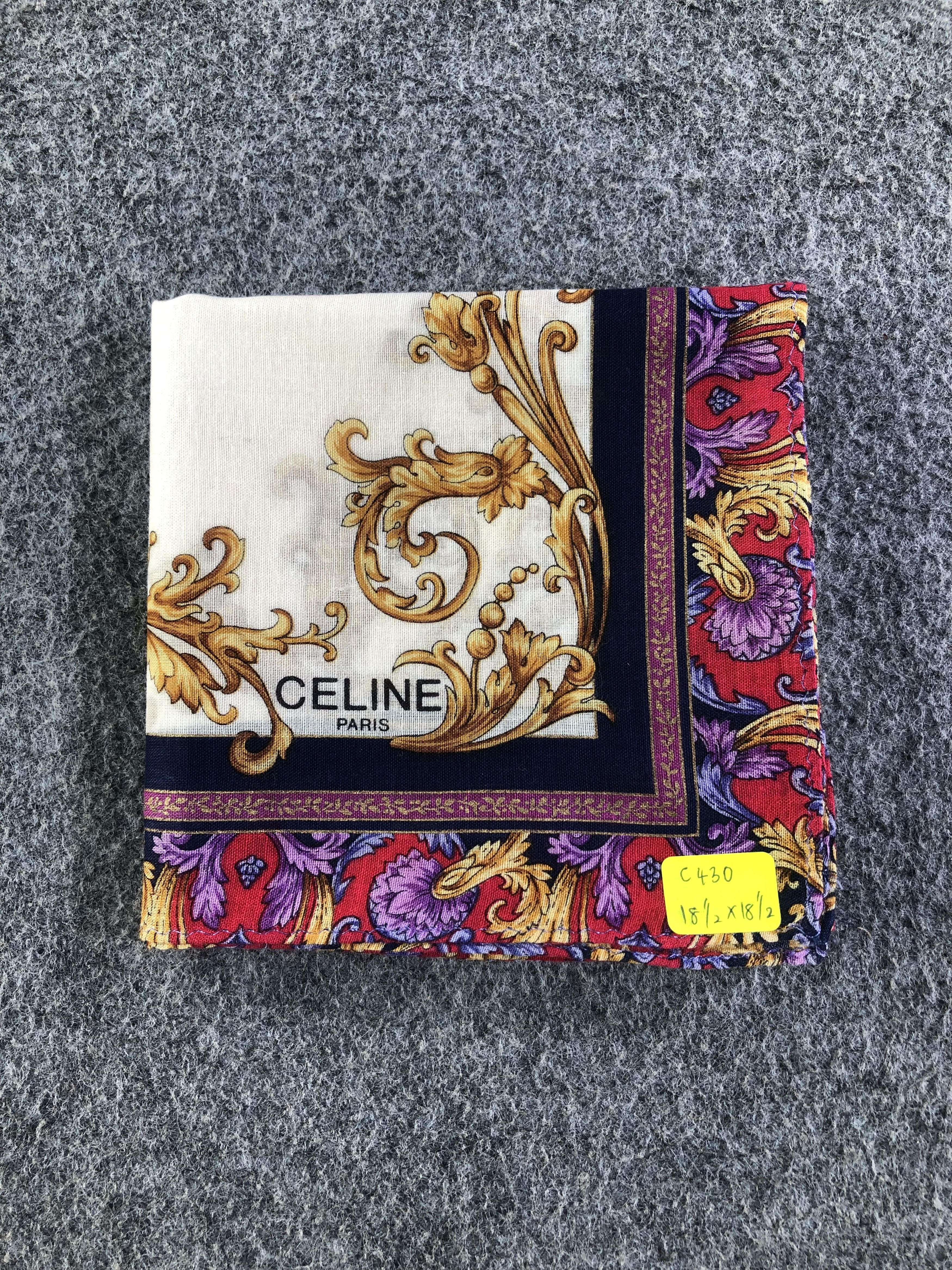 Celine Celine Handkerchief / Bandana / Neckerchief C430 Size ONE SIZE - 6 Thumbnail