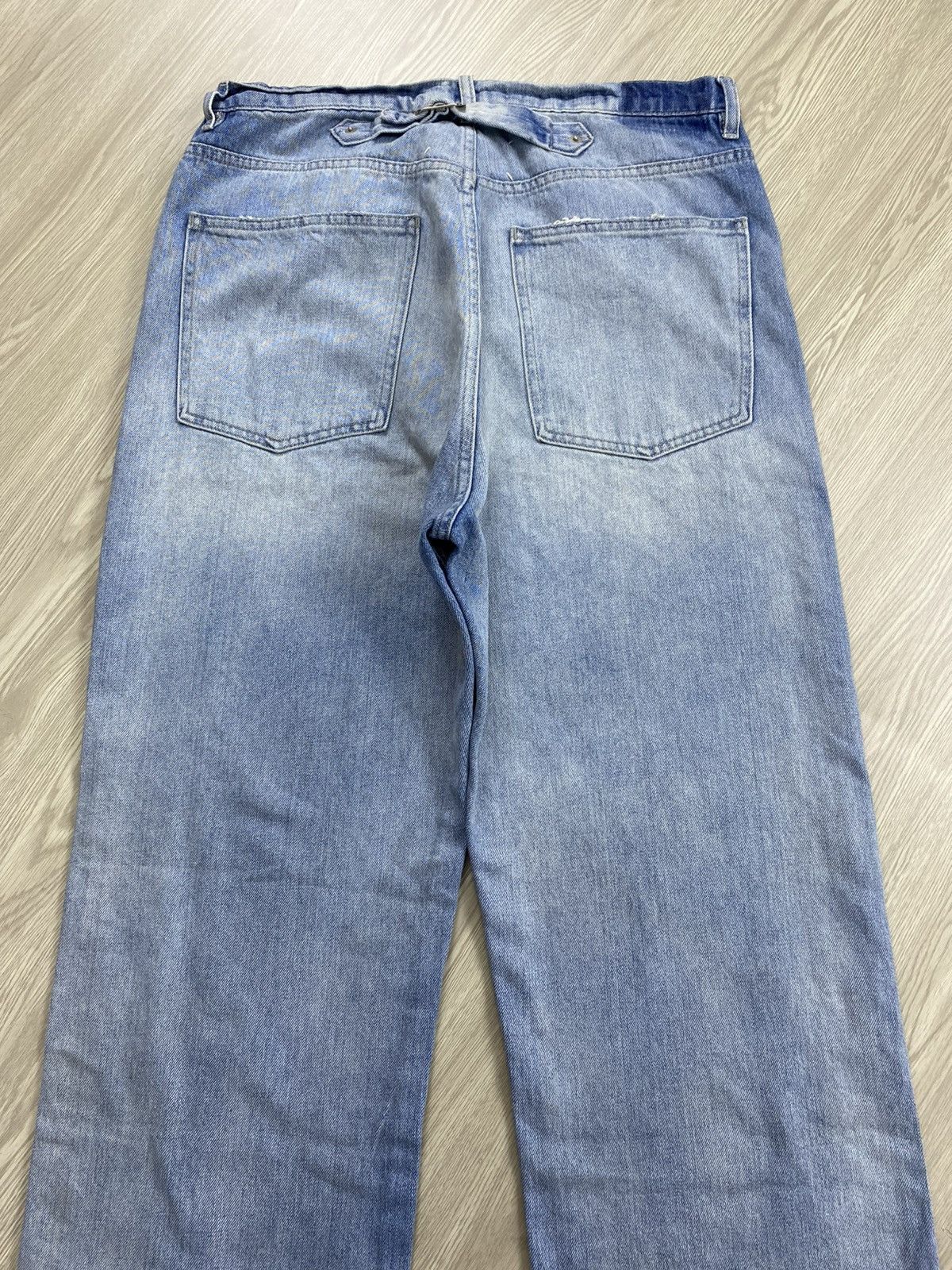 Maison Margiela Maison Margiela Paris Distressed Wide Pants Size US 32 / EU 48 - 21 Thumbnail