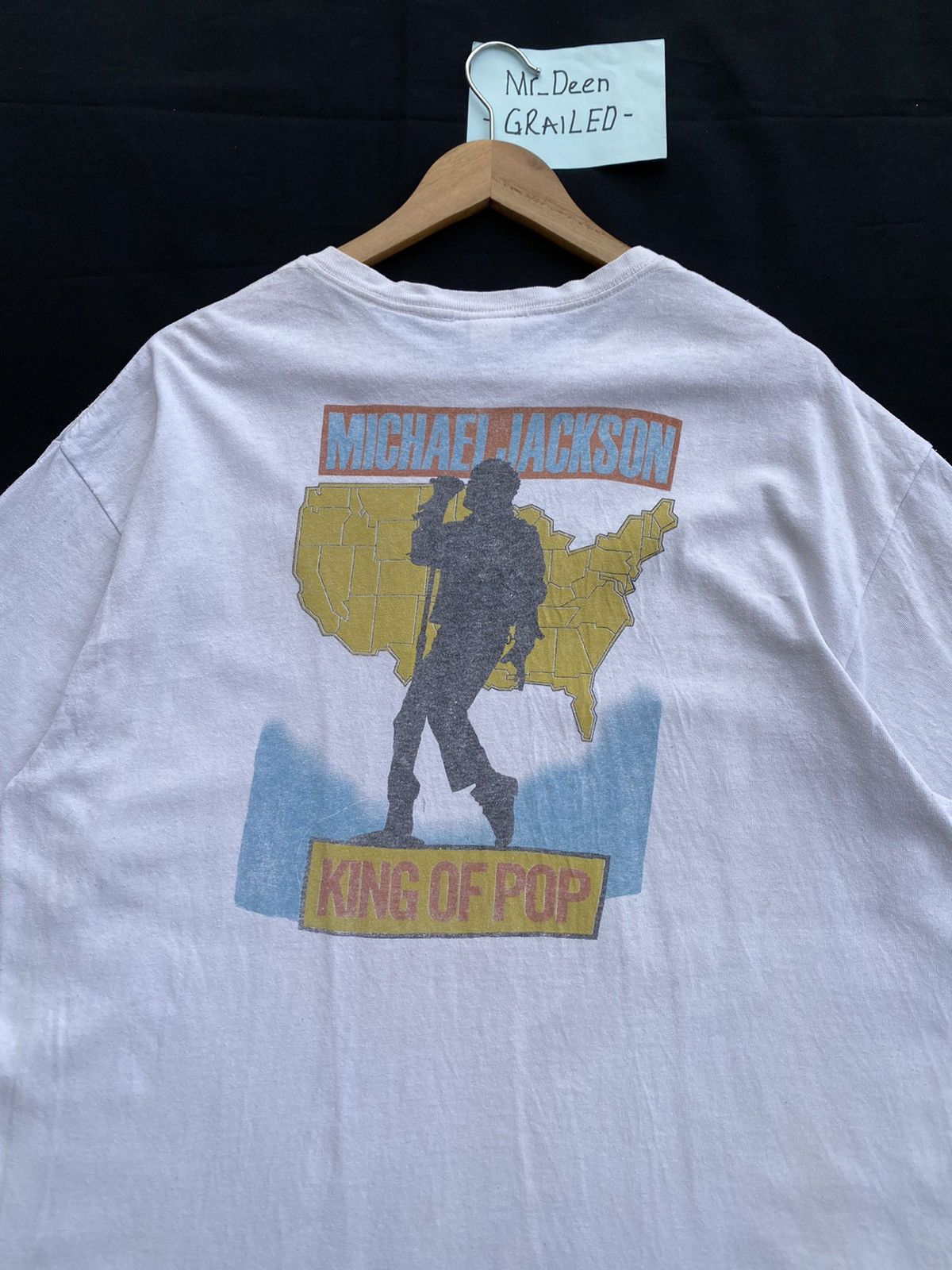Michael Jackson Rare Vintage Michael Jackson King of Pop Tshirt Size US M / EU 48-50 / 2 - 16 Thumbnail