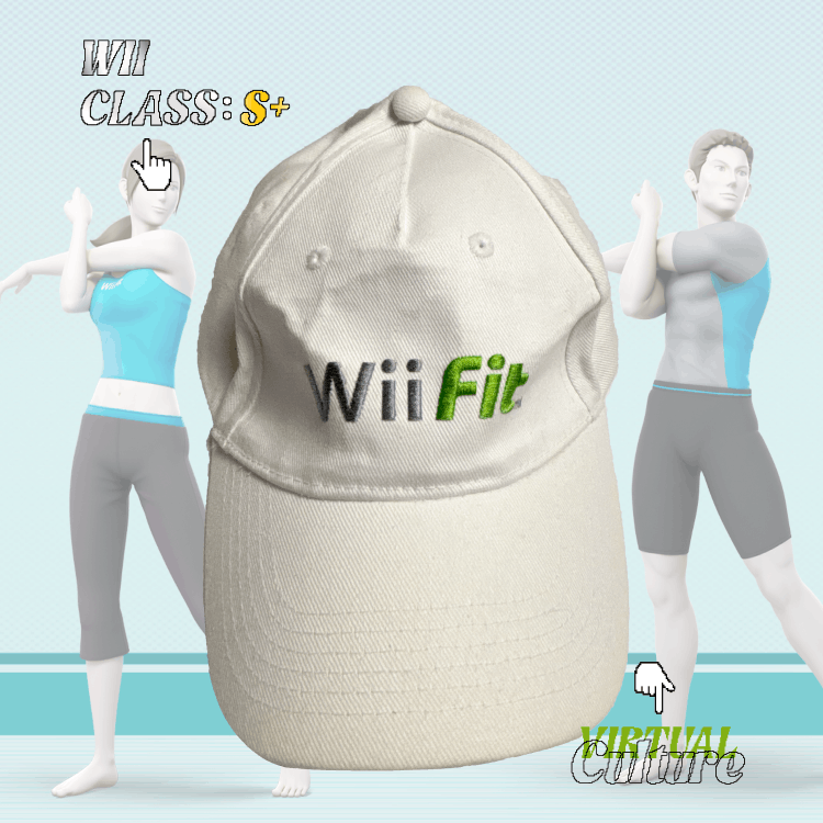 Vintage Vintage Wii Fit Hat Size ONE SIZE - 2 Thumbnail