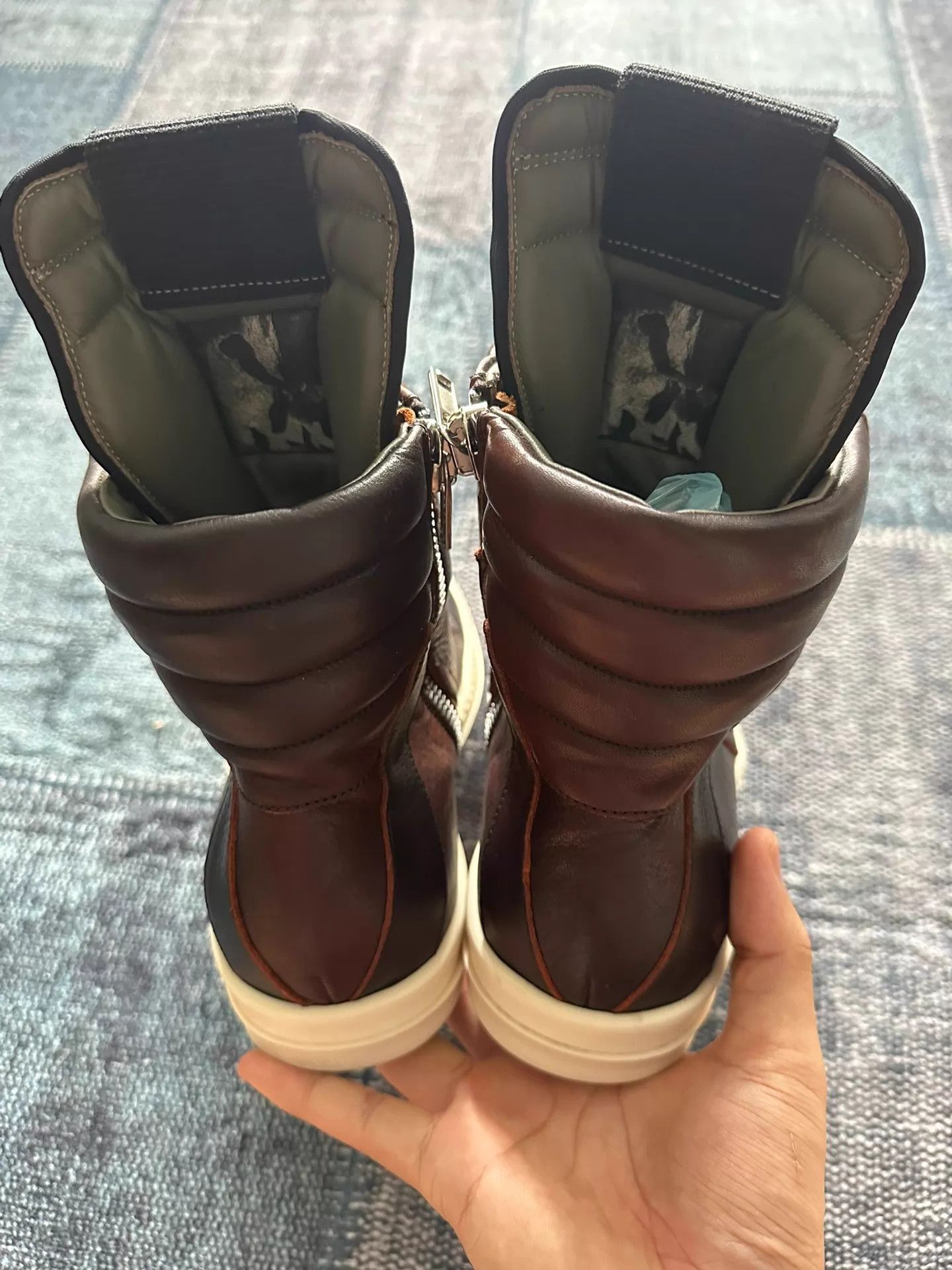 Rick Owens Rick Owens Mainline Inverted Triangle 41 Brown Shoes Size US 8 / EU 41 - 4 Thumbnail