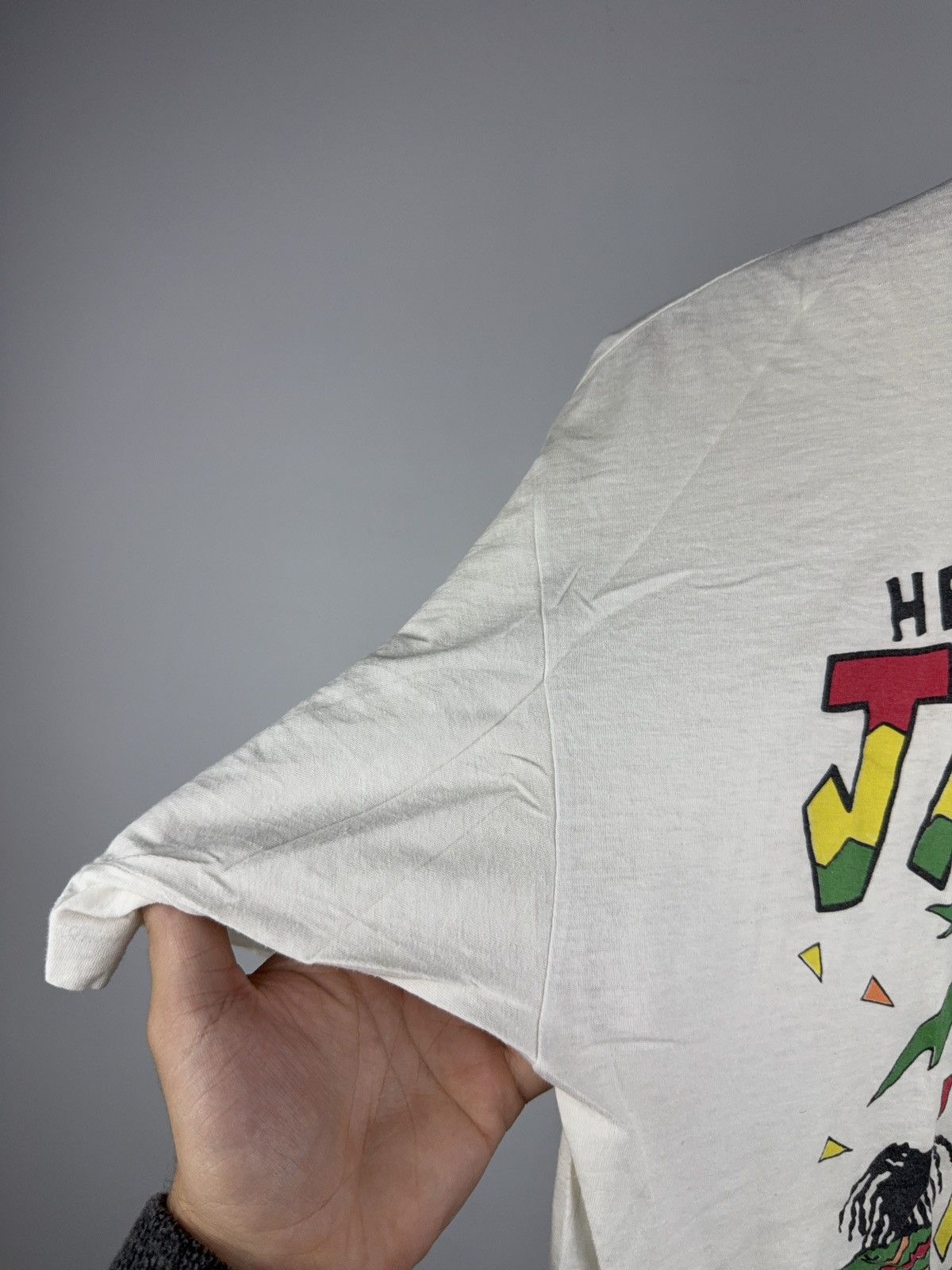Band Tees Vintage 1990 Bob Marley Jammin Jamaica Retro Rare T Shirt Size US XL / EU 56 / 4 - 5 Thumbnail