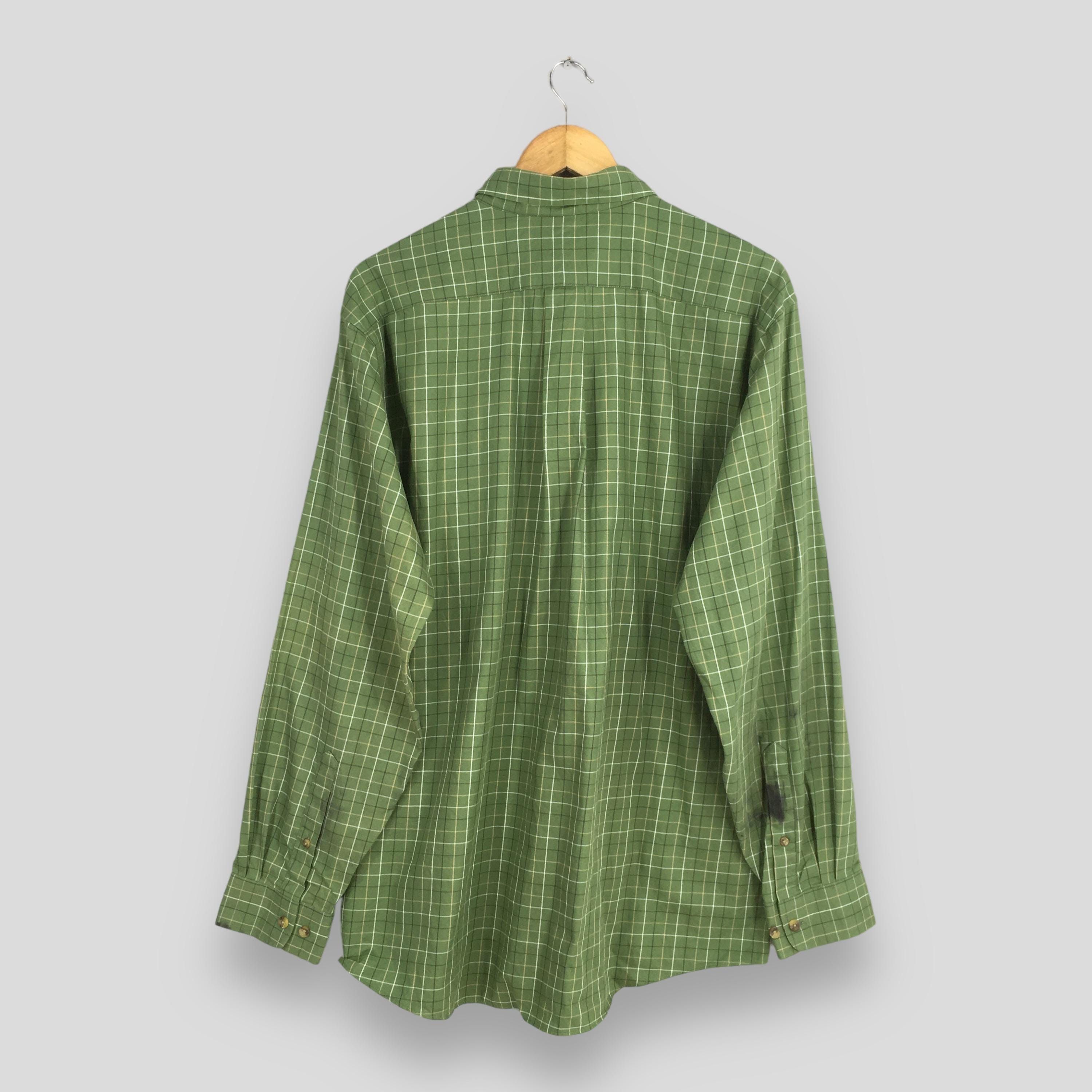 Flannel Vintage LL Bean Flannel Green Checkered Shirt Large Size US L / EU 52-54 / 3 - 7 Thumbnail
