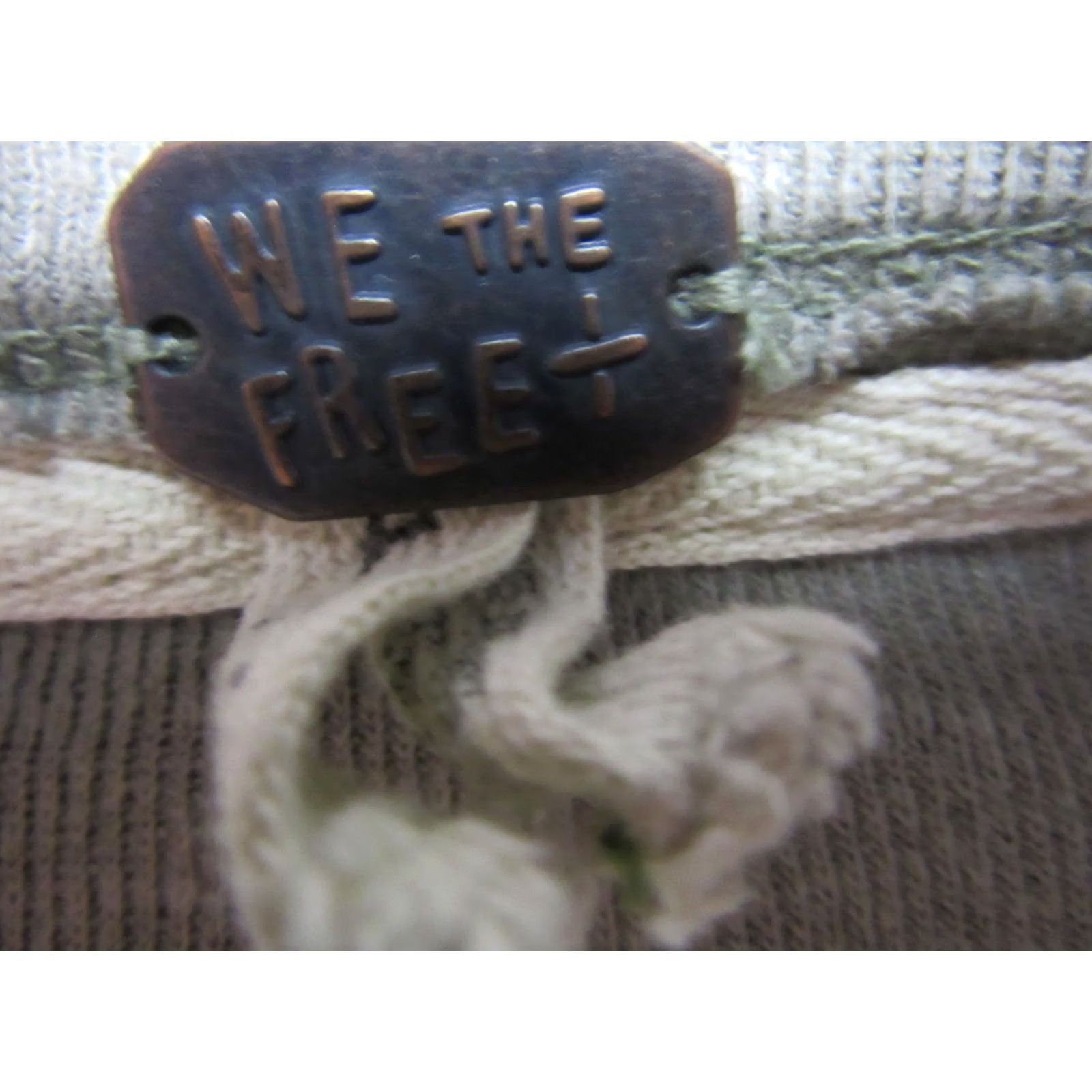Free People Free People Shirt Womens Medium Green Linen Knit Henley Neck Cozy Up Size M / US 6-8 / IT 42-44 - 7 Thumbnail