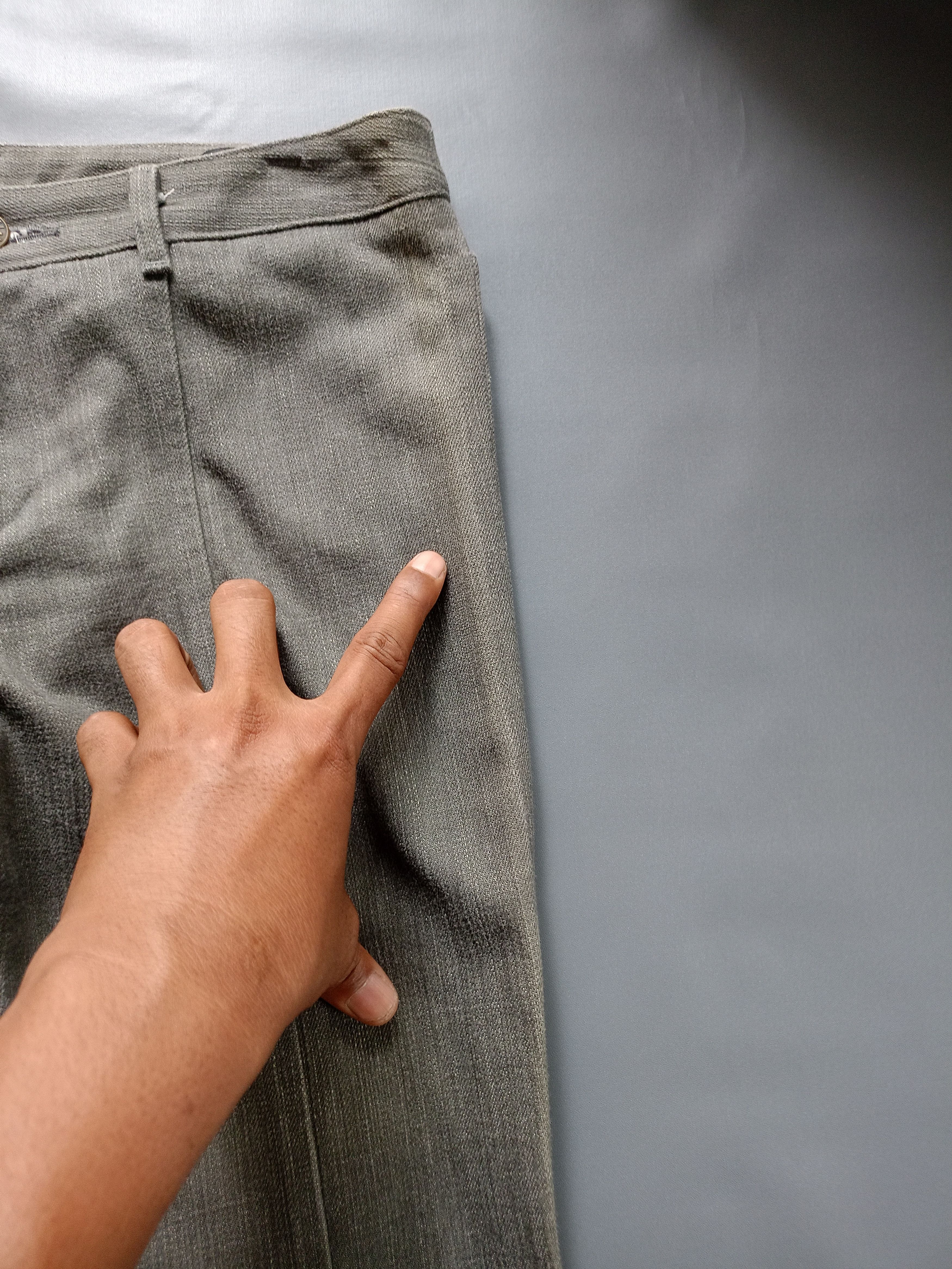 Michel Klein Michel Klein Flared Denim Pants Size 29" - 12 Thumbnail