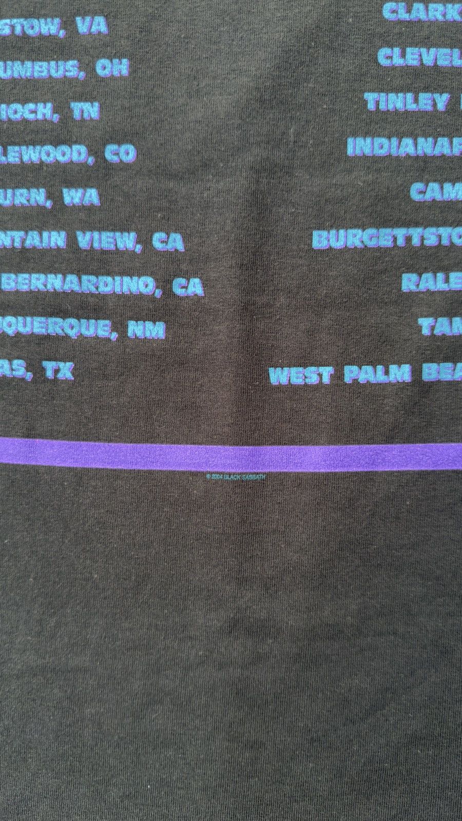 Vintage Vintage Y2K Black Sabbath tour 2004 Size US XL / EU 56 / 4 - 4 Thumbnail