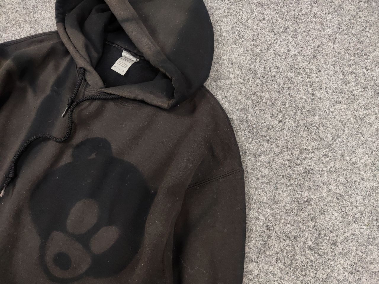 Japanese Brand Rare Vintage 90's Dropout Bear Black Sun Faded logo Hoodie Size US M / EU 48-50 / 2 - 5 Thumbnail