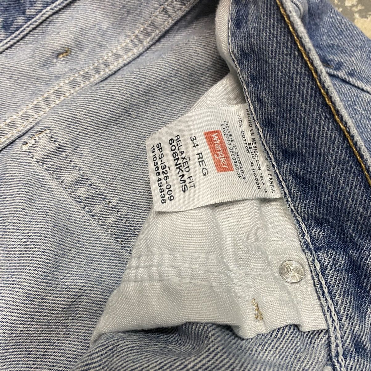 Other Vintage Wrangler Light Wash Y2K Baggy Shorts Jorts Size US 34 / EU 50 - 11 Thumbnail