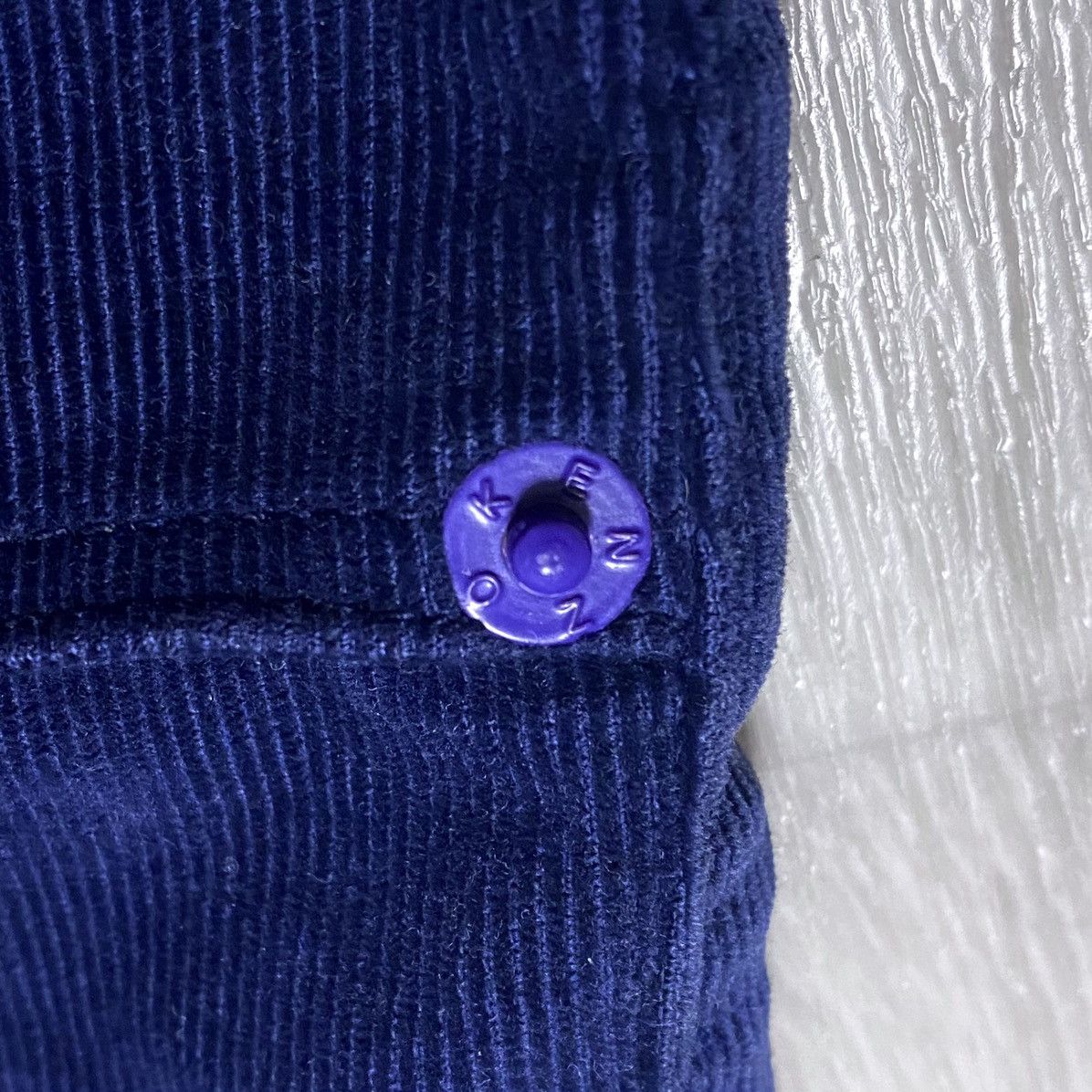 Kenzo Vintage Kenzo Teenager Blue Corduroy Pant Trouser Embroidery Size 24" / US 00 / IT 34 - 12 Thumbnail