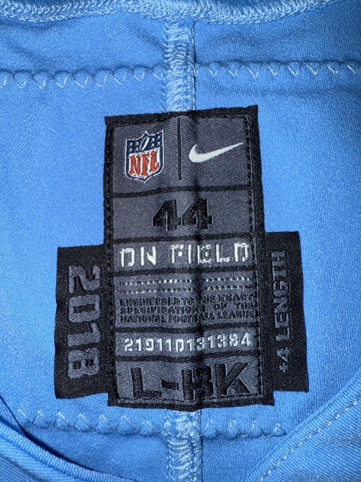Nike Nike Men’s Made USA Tennessee Titans Team Issued Jersey Size US XL / EU 56 / 4 - 2 Thumbnail