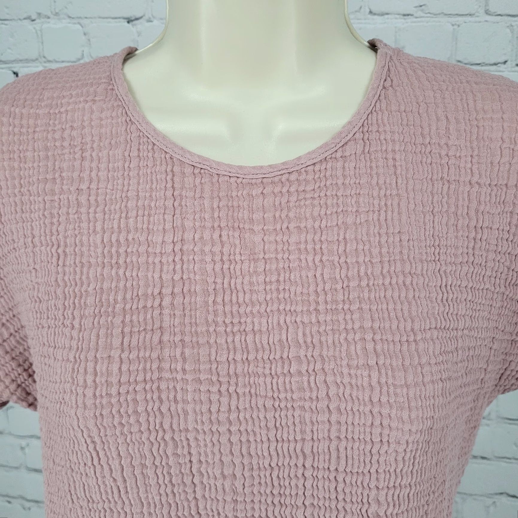 Vintage Decjuba Pink Cotton Short Sleeve Top Women Small S Basic Casual Pullover Size S / US 4 / IT 40 - 6 Thumbnail