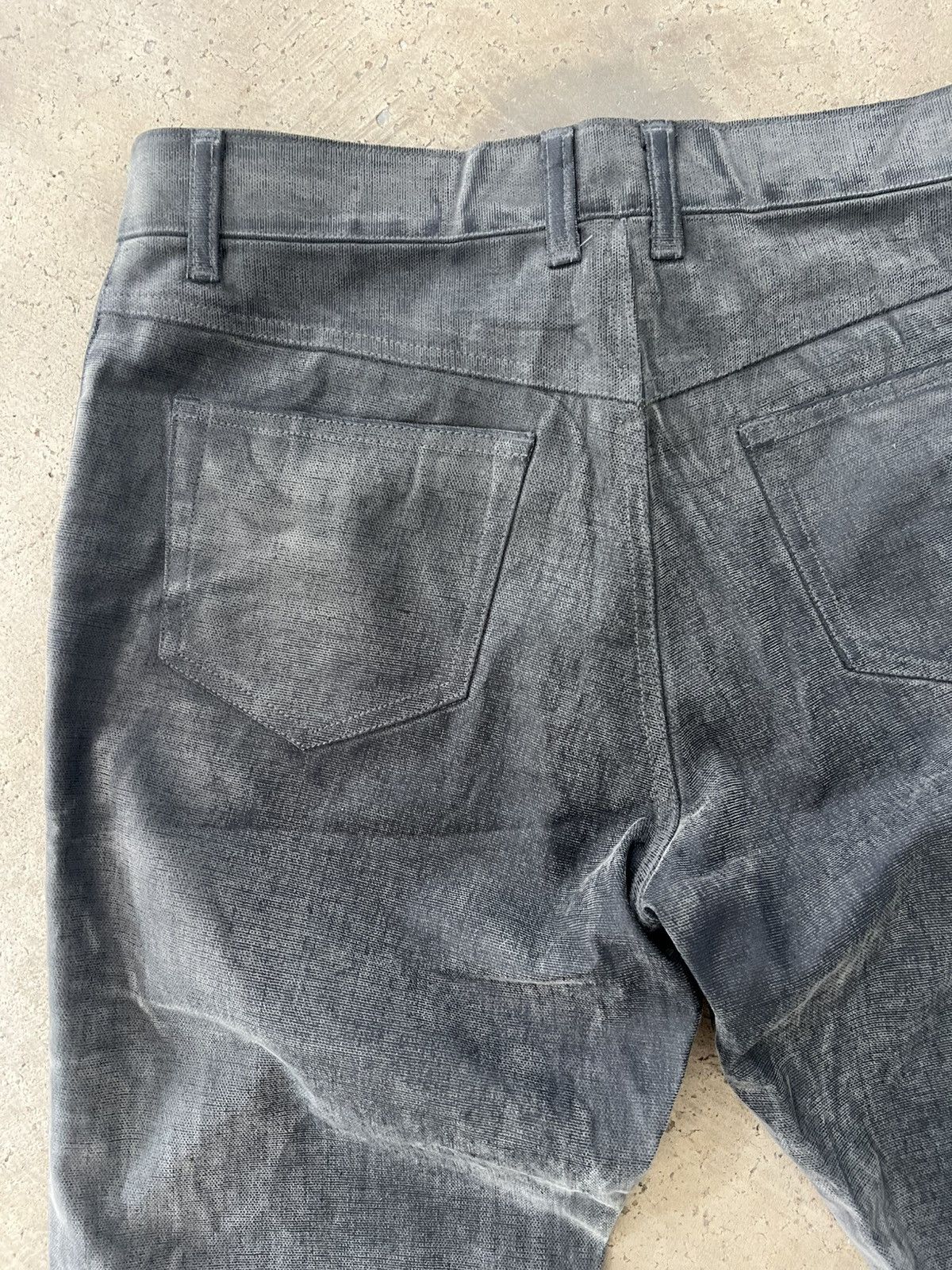 Nicole Club Vintage Y2K Nicole Monsieur Archival Waxed Cotton Pants Size US 32 / EU 48 - 19 Thumbnail