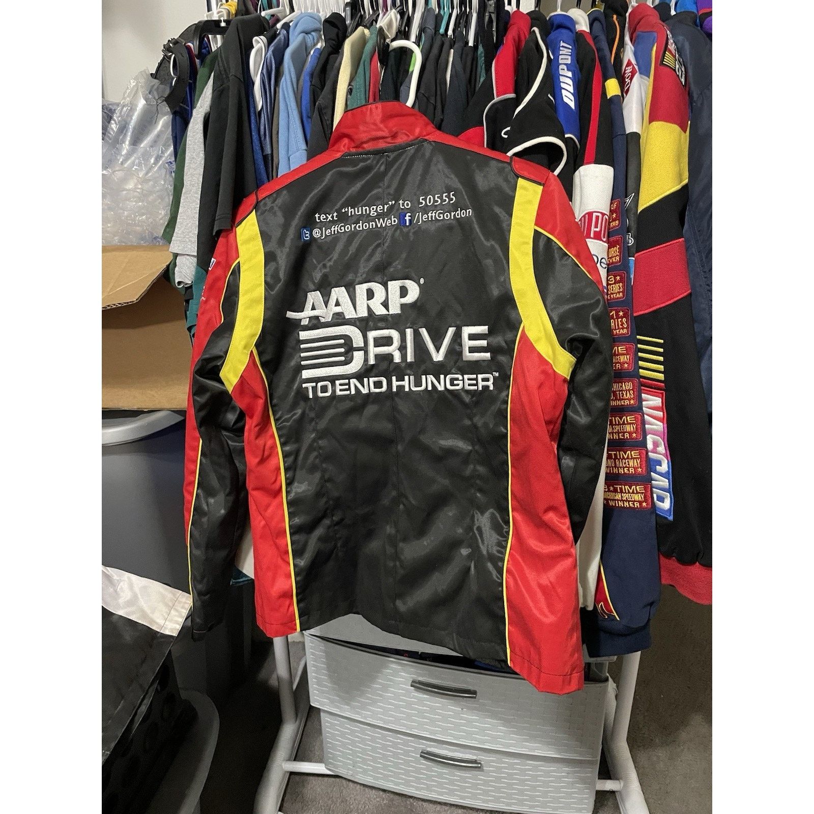 Chase Authentics Size M-VTG Jeff Gordon Racing Jacket Drive to End Hunger #24 Size US M / EU 48-50 / 2 - 2 Thumbnail