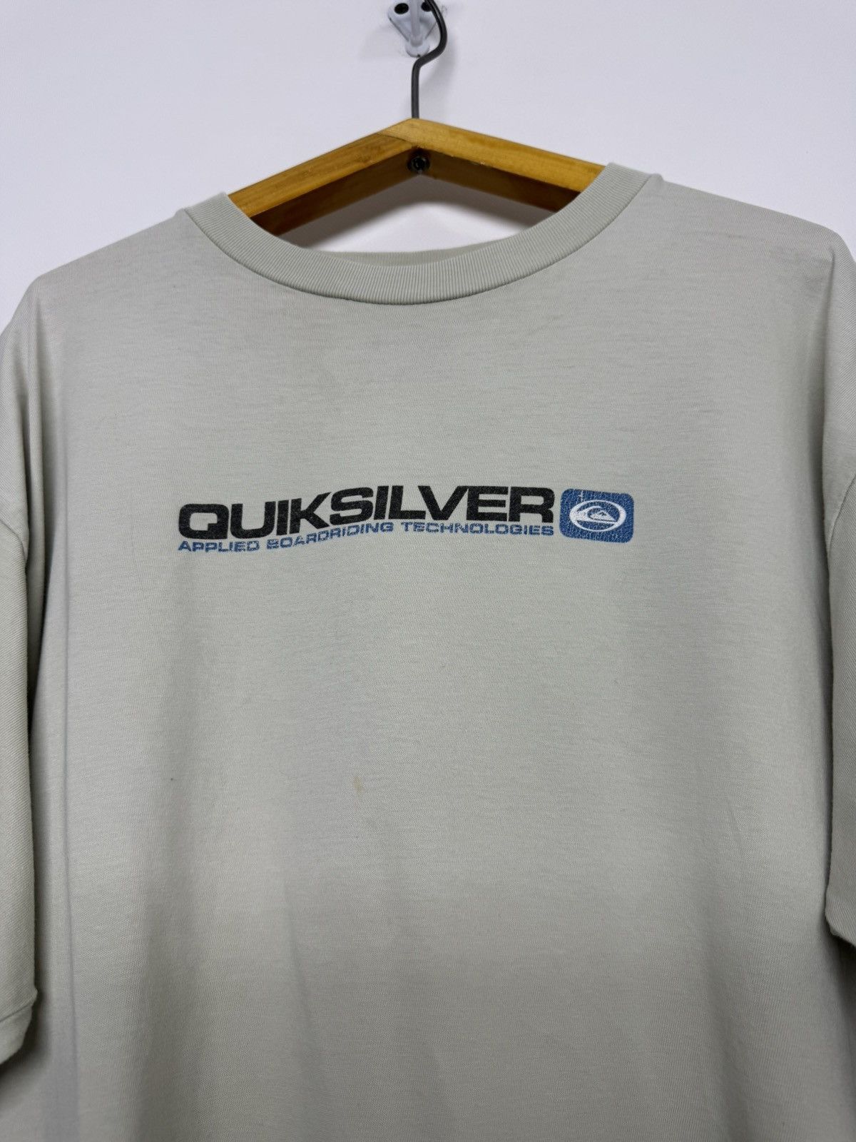 Quiksilver Vintage 90s Surf Quicksilver Big Logo Tee Size US S / EU 44-46 / 1 - 4 Thumbnail