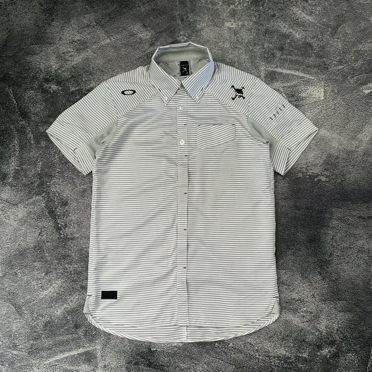 Oakley 🔥OAKLEY STRIPES HIDEN BUTTON SHIRT Size US M / EU 48-50 / 2 - 1 Thumbnail