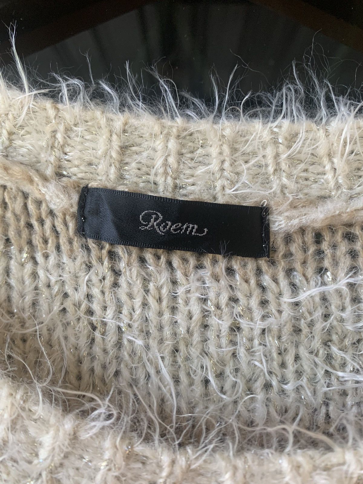 20471120 💸BINDINGOFFER💸JapaneseBrand Roem Mohair Distressed Knit Size US L / EU 52-54 / 3 - 5 Thumbnail