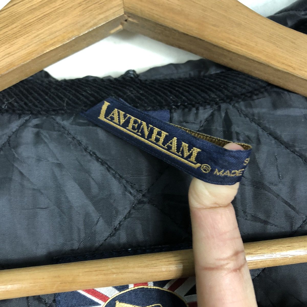 Lavenham 🔥Vintage Long Jacket Quilted Design Lavenham England Size US M / EU 48-50 / 2 - 19 Thumbnail