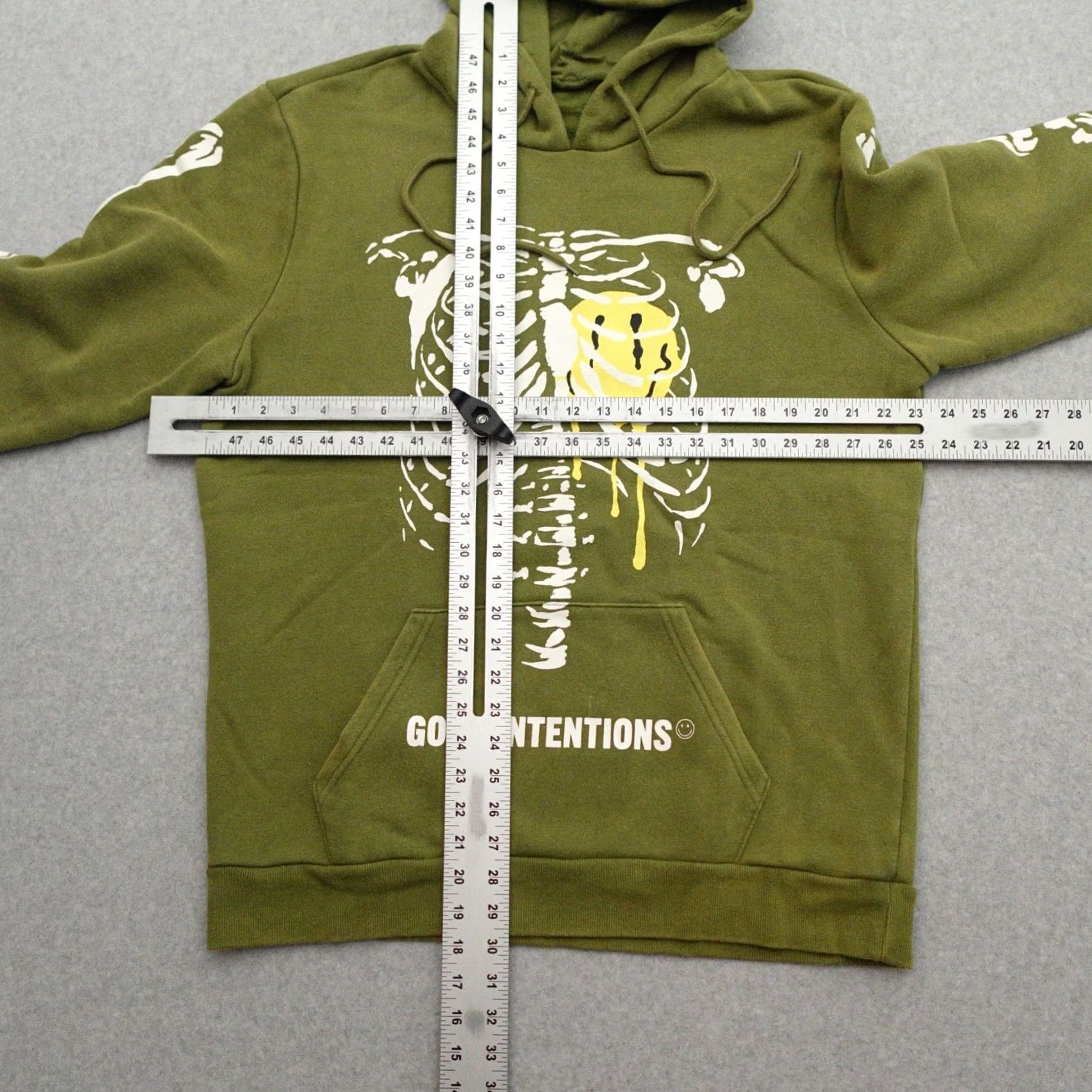 Olive THE WEEKND x NAV Good Intentions Adult Hoodie XL Olive Green NAV Brown Solid Pullover Sweater Measurements Provided in Pictures Mens Size US XL / EU 56 / 4 - 2 Thumbnail