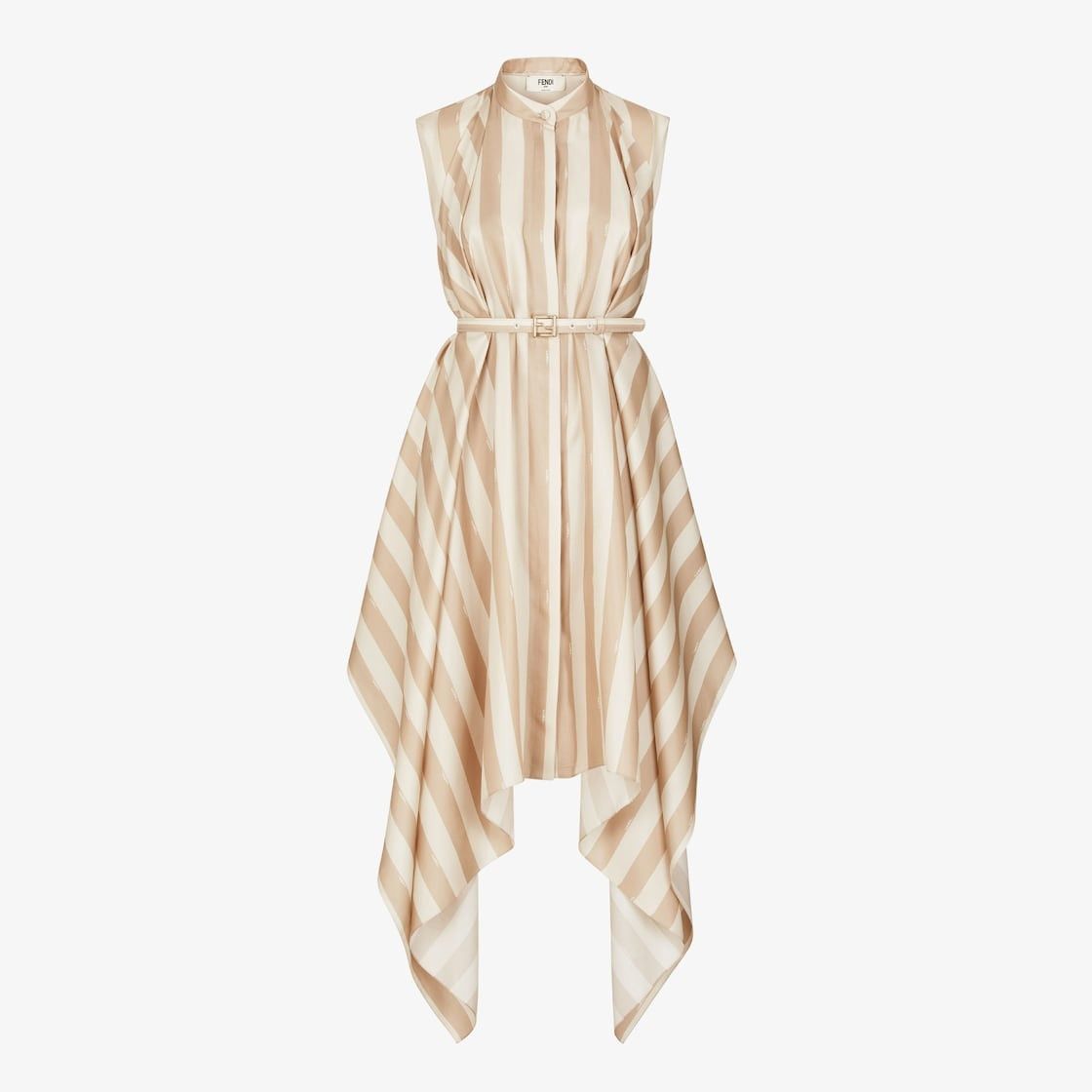 Fendi o1s1wg110825 Dress in Beige Size L / US 10 / IT 46 - 1 Thumbnail