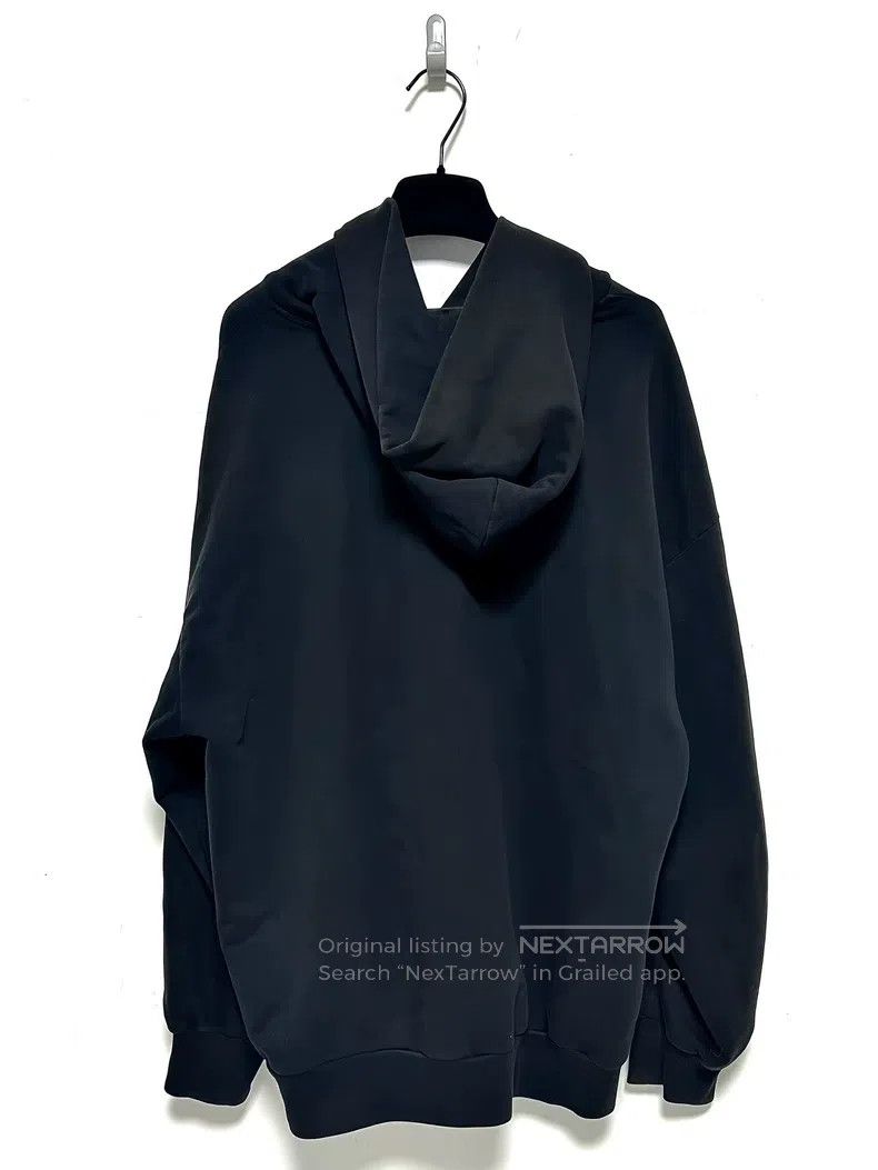 Balenciaga Balenciaga Distressed black zip-up jacket hoodie Size US S / EU 44-46 / 1 - 2 Thumbnail