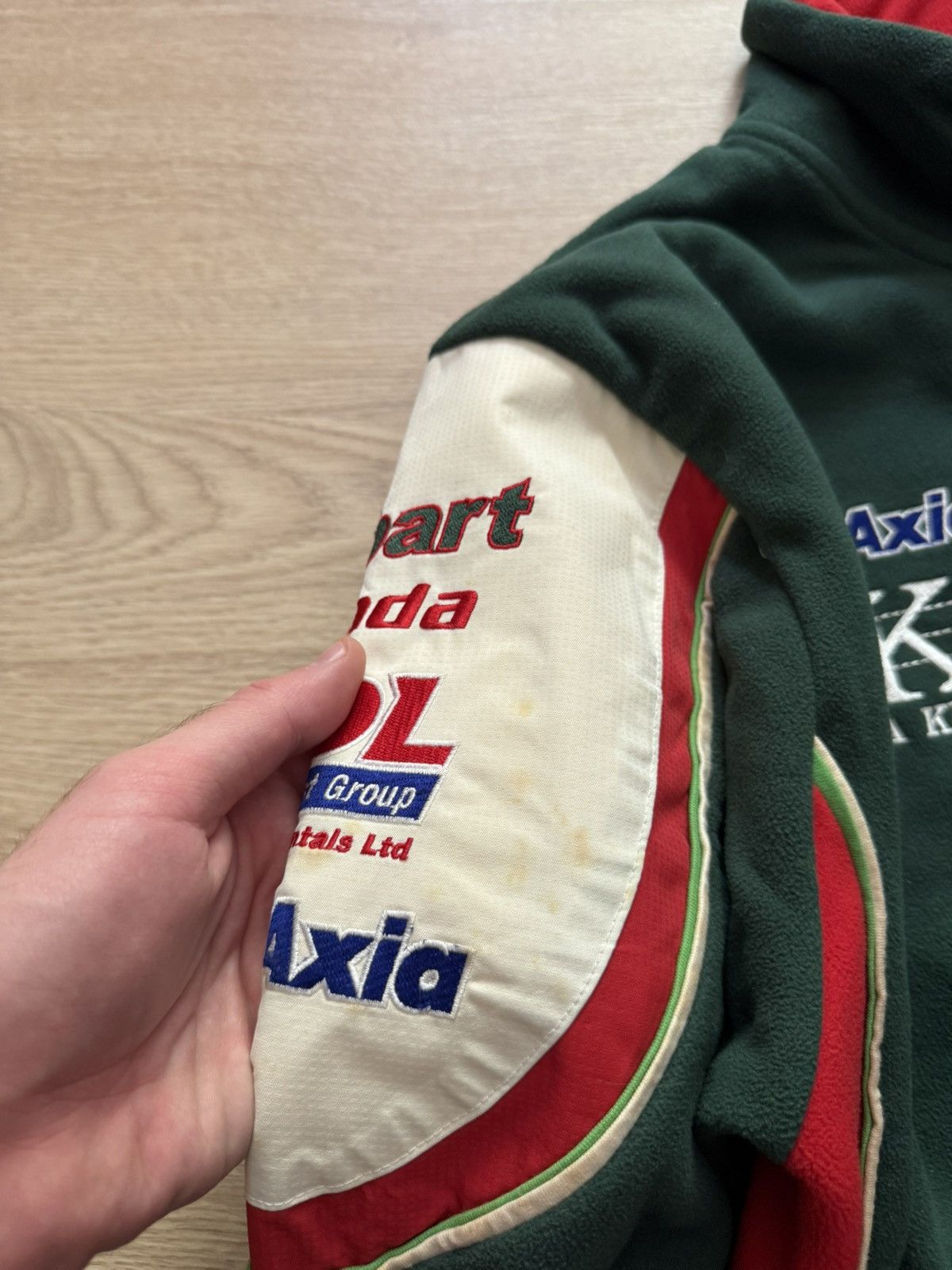 NASCAR Vintage Honda Nascar Racing y2k Fleece Full Zip Jacket Size US L / EU 52-54 / 3 - 3 Thumbnail