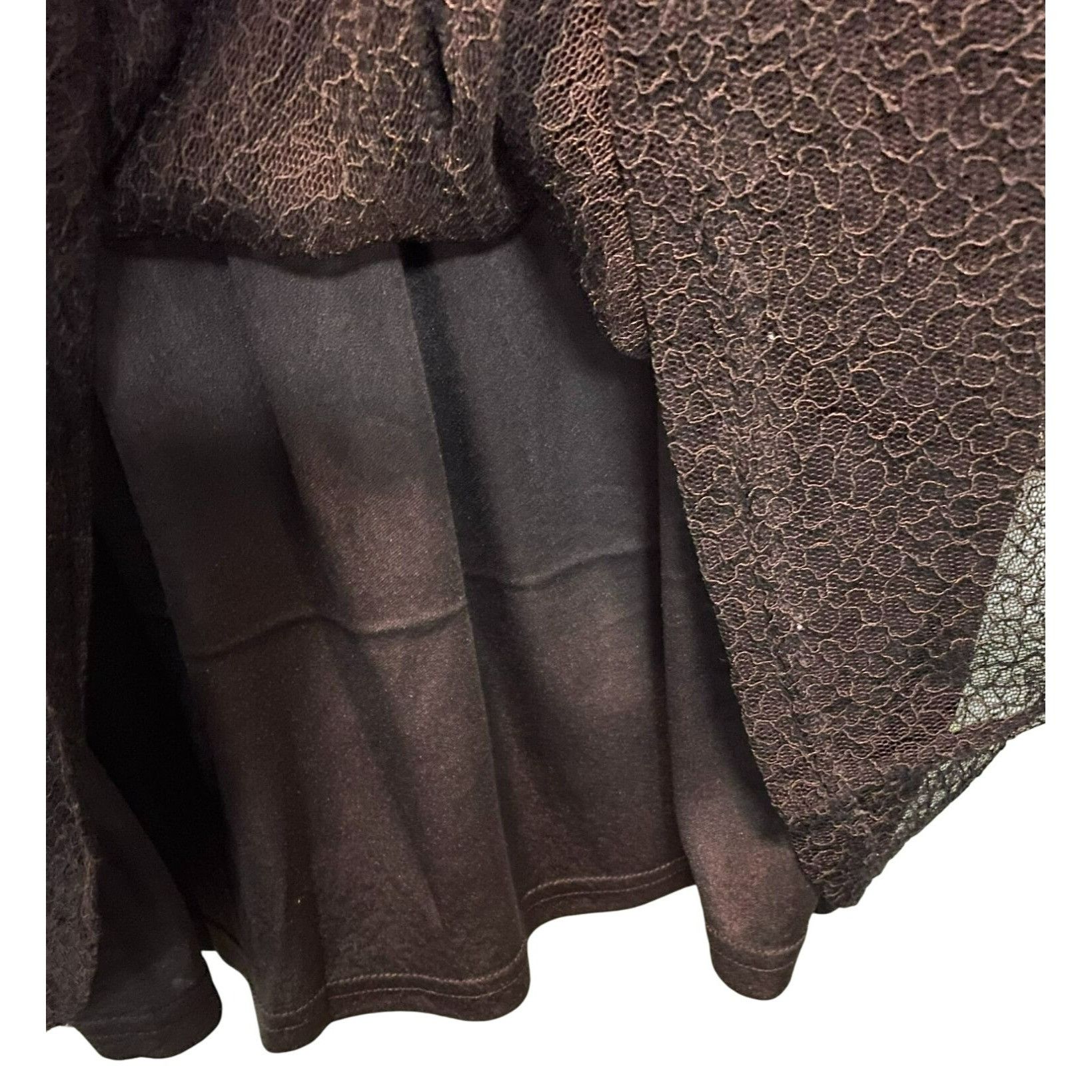 Other Suzanne Betro Black Embroidered Floral Mesh Tunic Top 3/4 Sl Size XL / US 12-14 / IT 48-50 - 6 Thumbnail