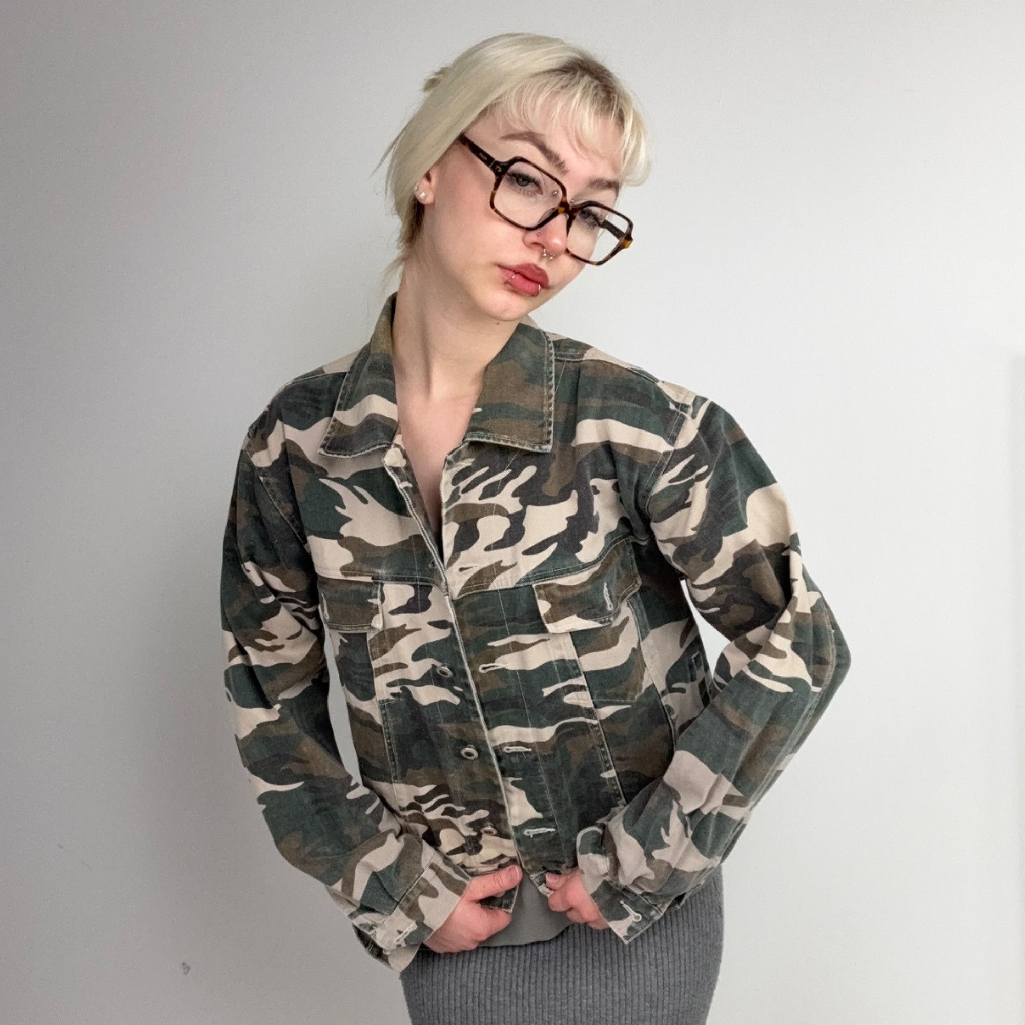 Other S - Nevada Camo Denim Jacket Size S / US 4 / IT 40 - 1 Thumbnail
