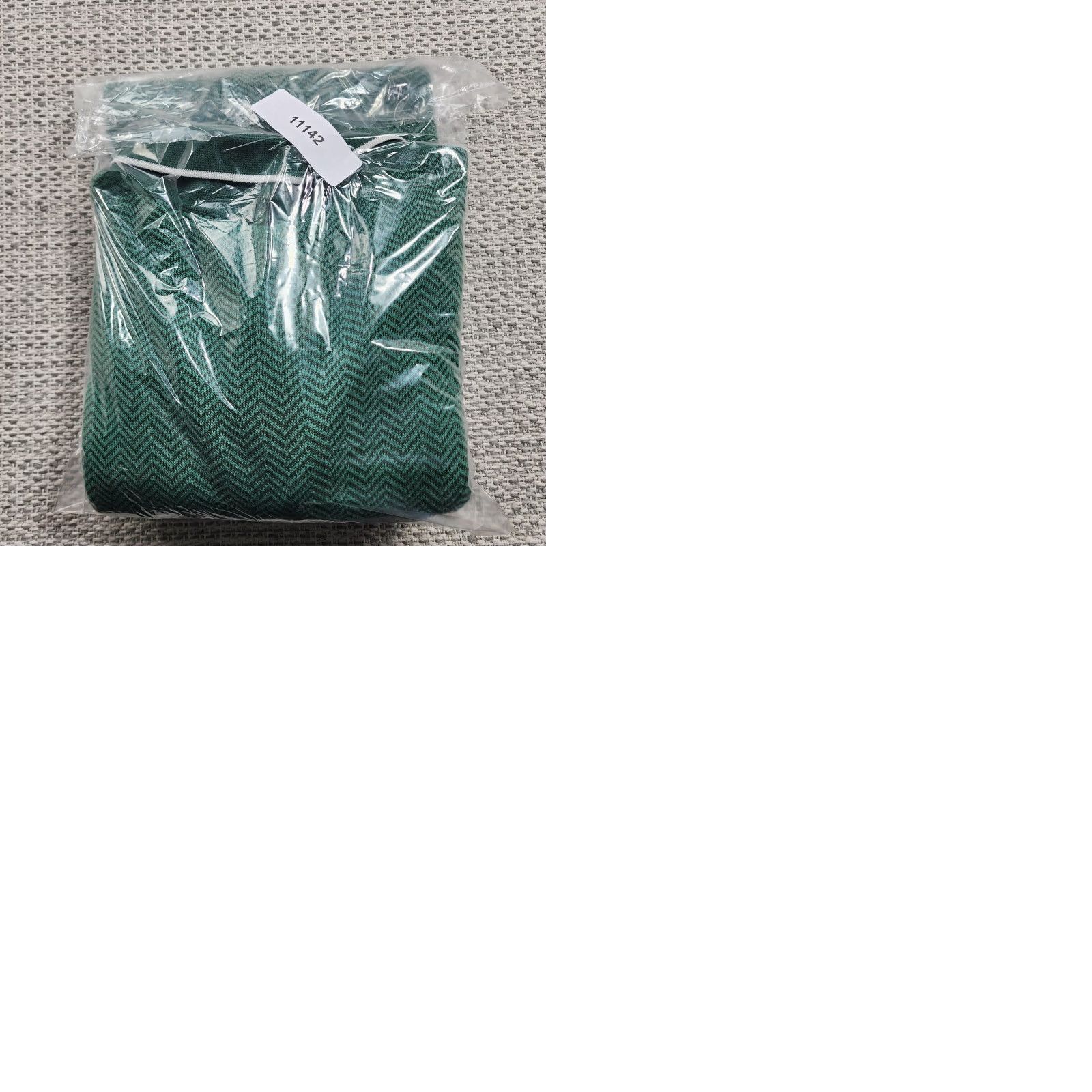 Rag & Bone rag & bone Shirt Mens XL Green Knit Button Up Collar Herringbone Pocket Stretch Size US XL / EU 56 / 4 - 9 Thumbnail