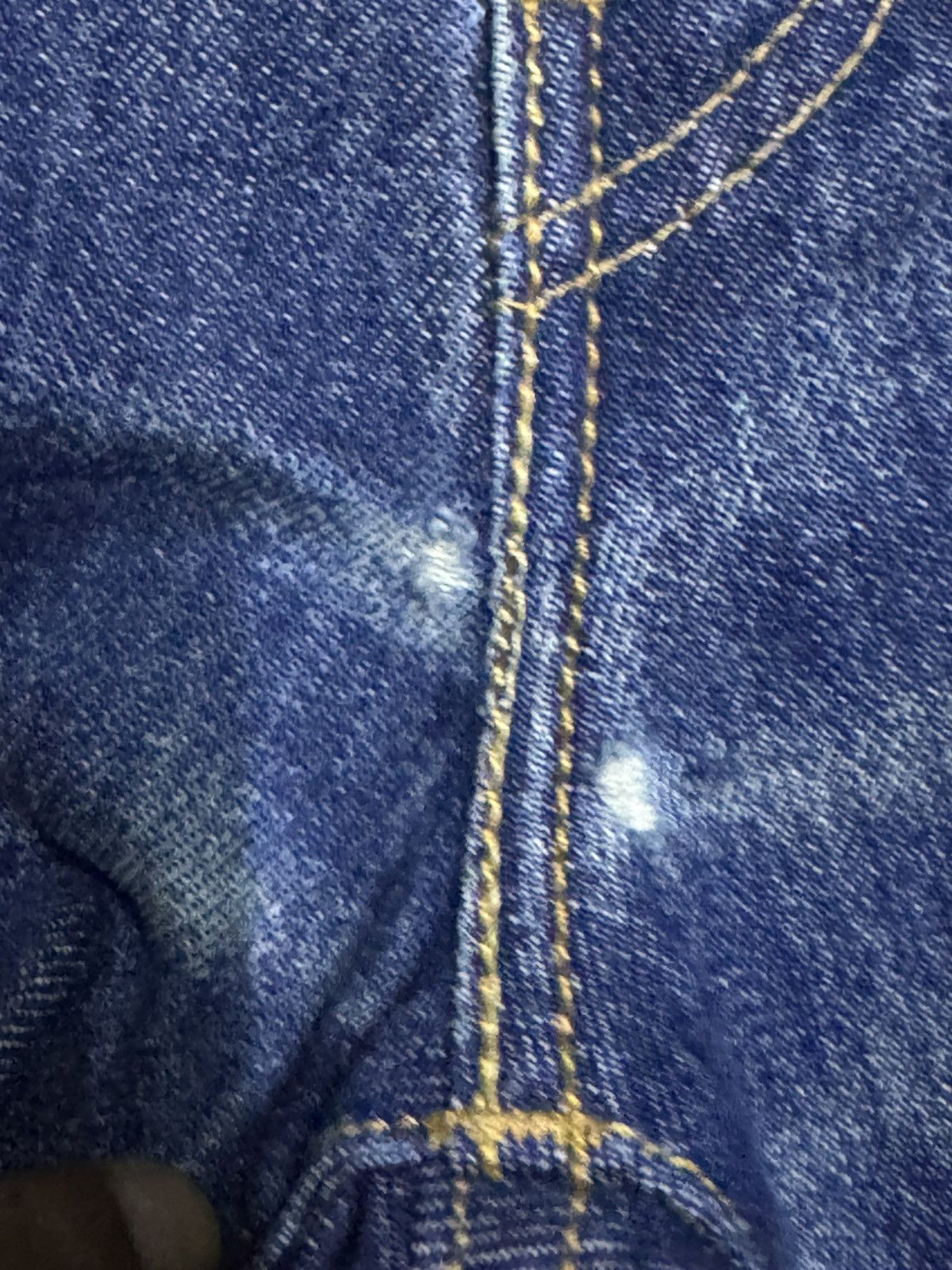 Levi's Vintage Levis 505 White Oak Cone Denim Blue Straight Jeans Size US 33 - 8 Thumbnail