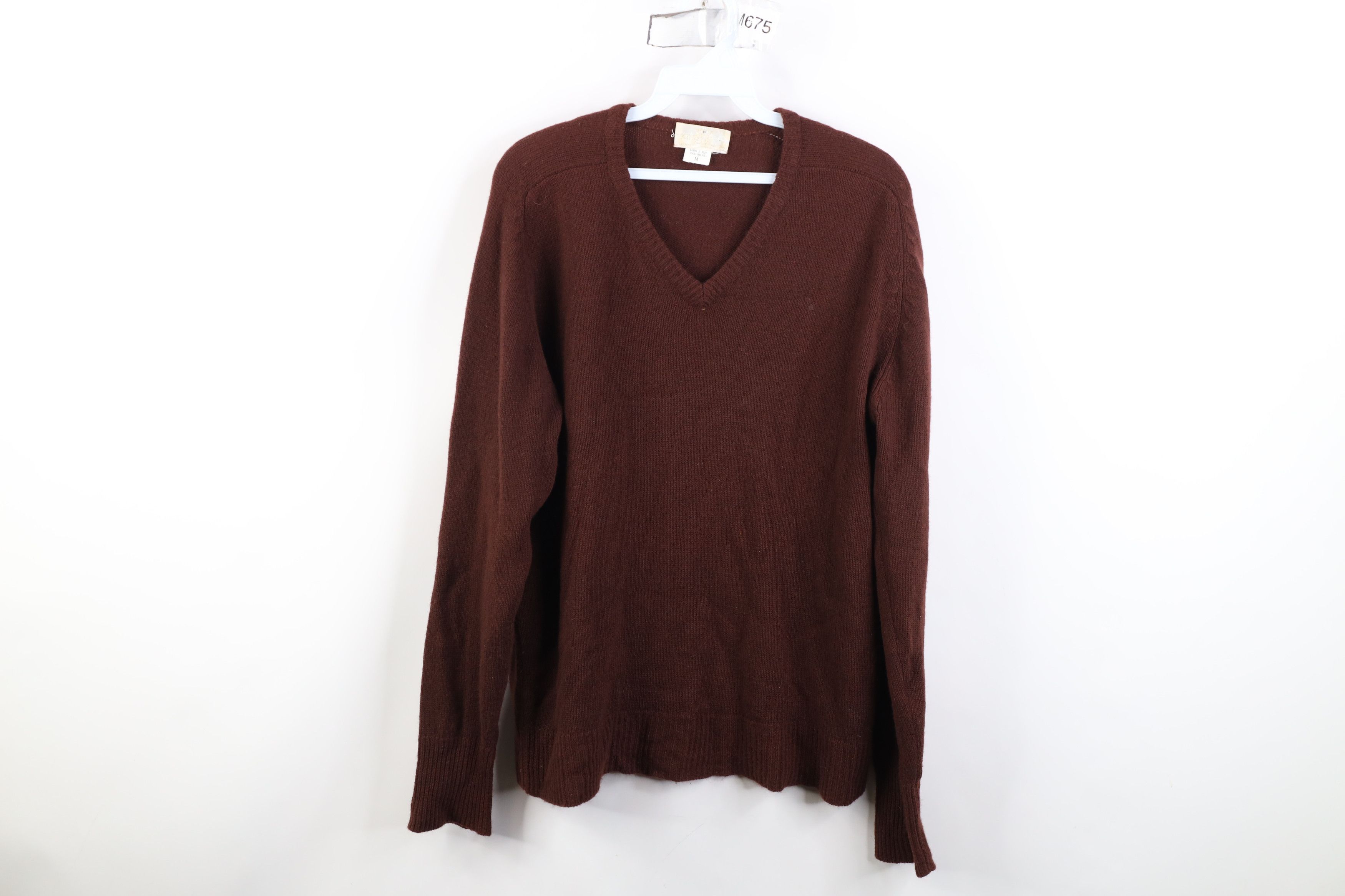 Vintage Vintage 70s Streetwear Soft 2 Ply Cashmere Knit Sweater Size M / US 6-8 / IT 42-44 - 1 Thumbnail