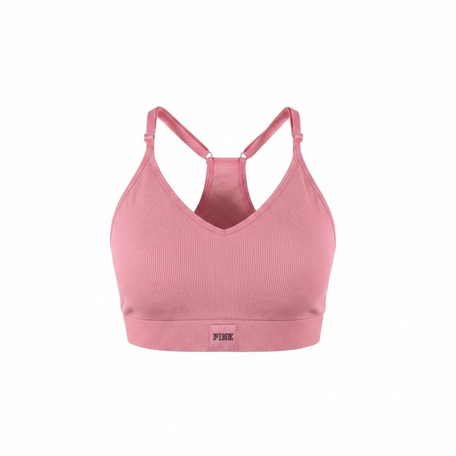 Other XL Victoria’s Secret PINK Ribbed Seamless Bralette barbiecor Size XL / US 12-14 / IT 48-50 - 1 Thumbnail
