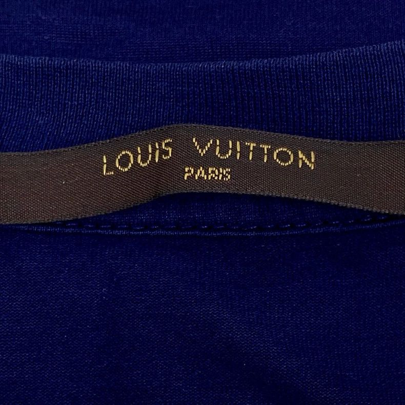 Louis Vuitton Louis Vuitton Navy Rhinoceros Embroidered Cotton Crew Neck Size US XS / EU 42 / 0 - 5 Thumbnail