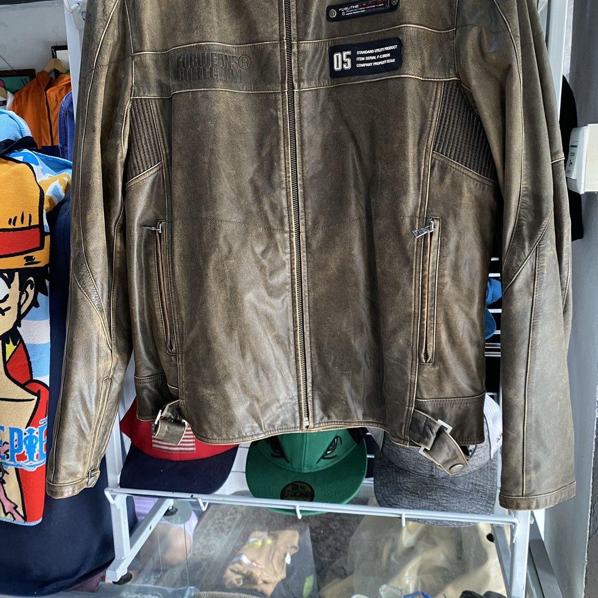 Fubu Vintage 80s 90s Genuine Leather FUBU Jacket Tupac Shakur Size US L / EU 52-54 / 3 - 5 Thumbnail