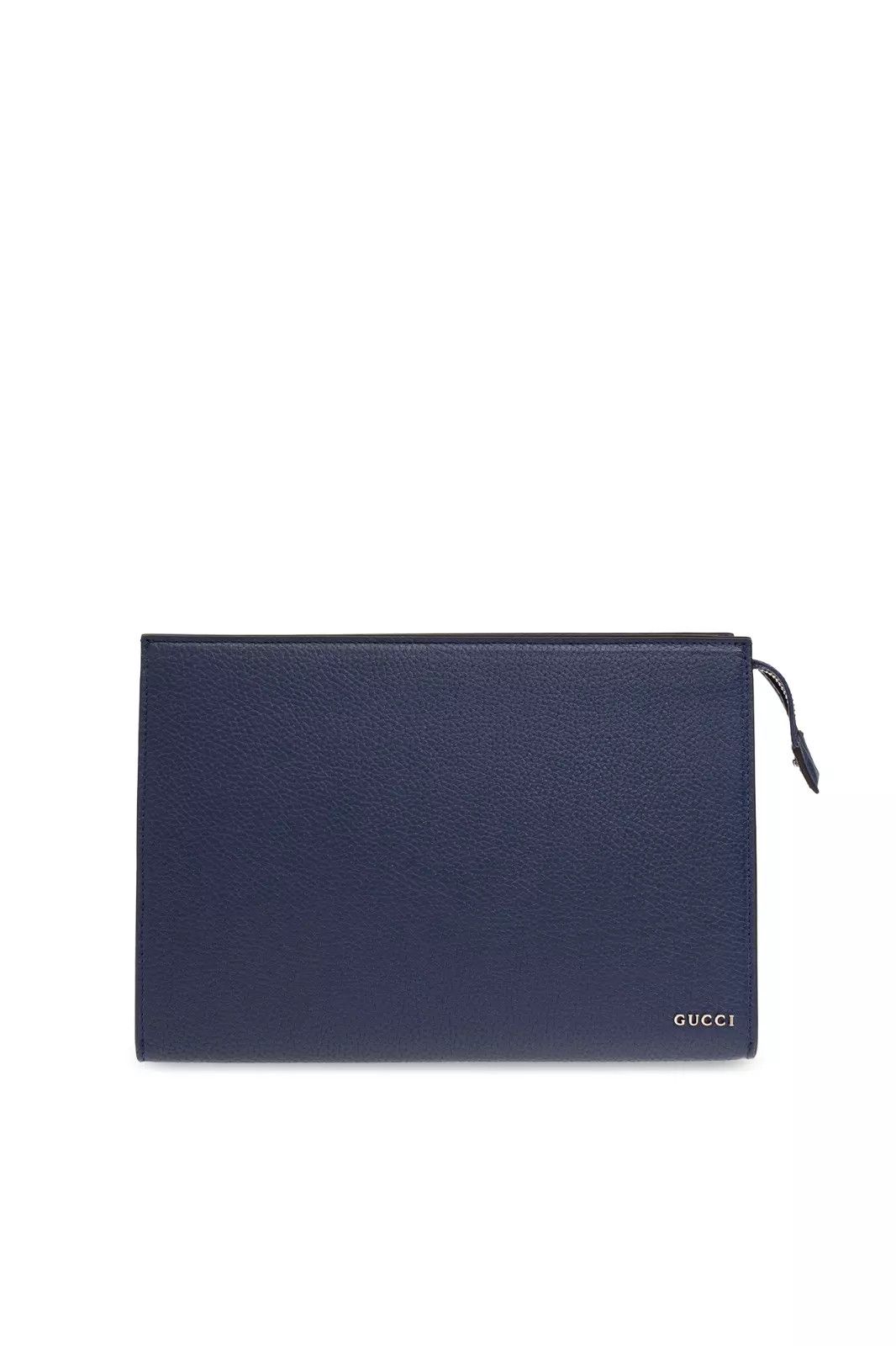 Gucci GUCCI Blue Leather Pouch New & Authentic Size ONE SIZE - 1 Thumbnail
