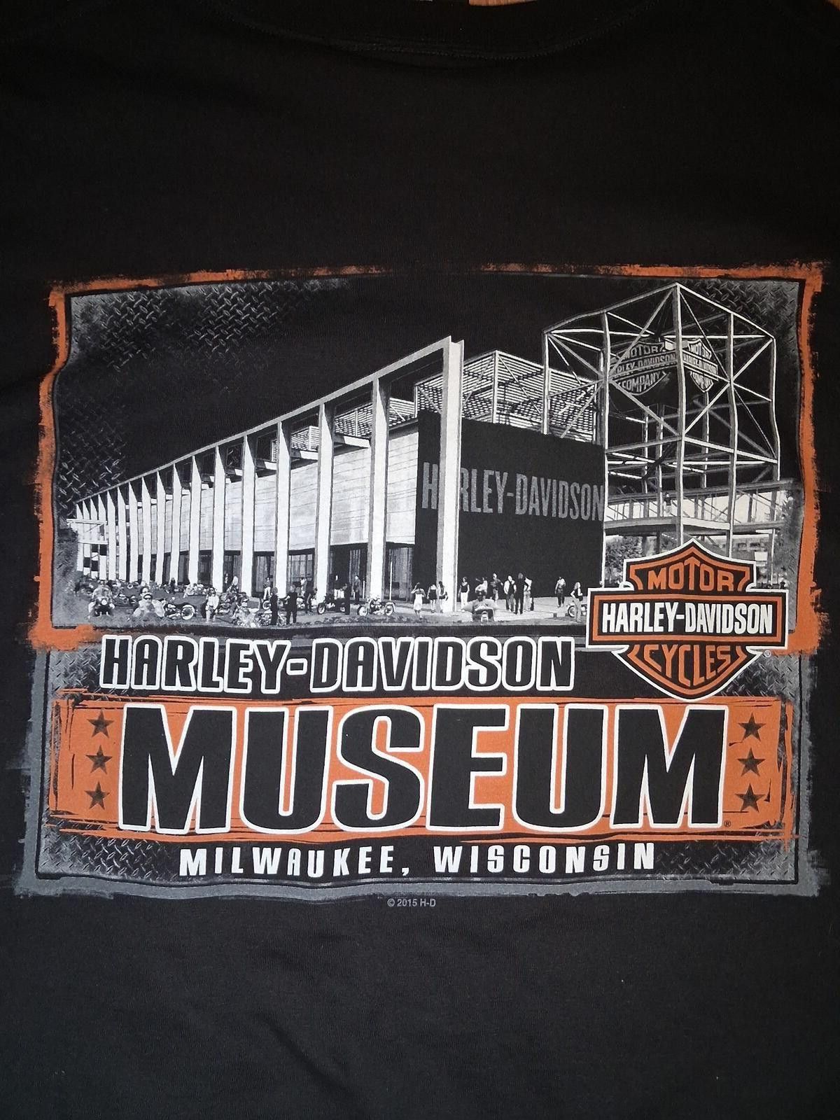 Harley Davidson Harley Davidson Museum Long Sleeve Shirt 2XL Black Cotton Size US XXL / EU 58 / 5 - 5 Thumbnail