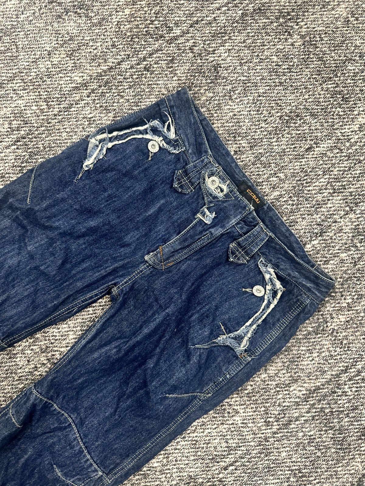 Fragment Design × If Six Was Nine × Le Grande Bleu (L.G.B.) Fragment Design Jeans By Jeansmith Size US 34 / EU 50 - 3 Thumbnail