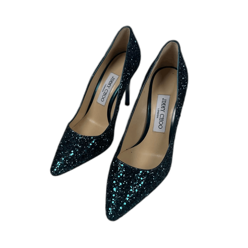 Jimmy Choo Jimmy Choo Glitter High Heels Size 36.5 Size US 6 / IT 36 - 1 Thumbnail