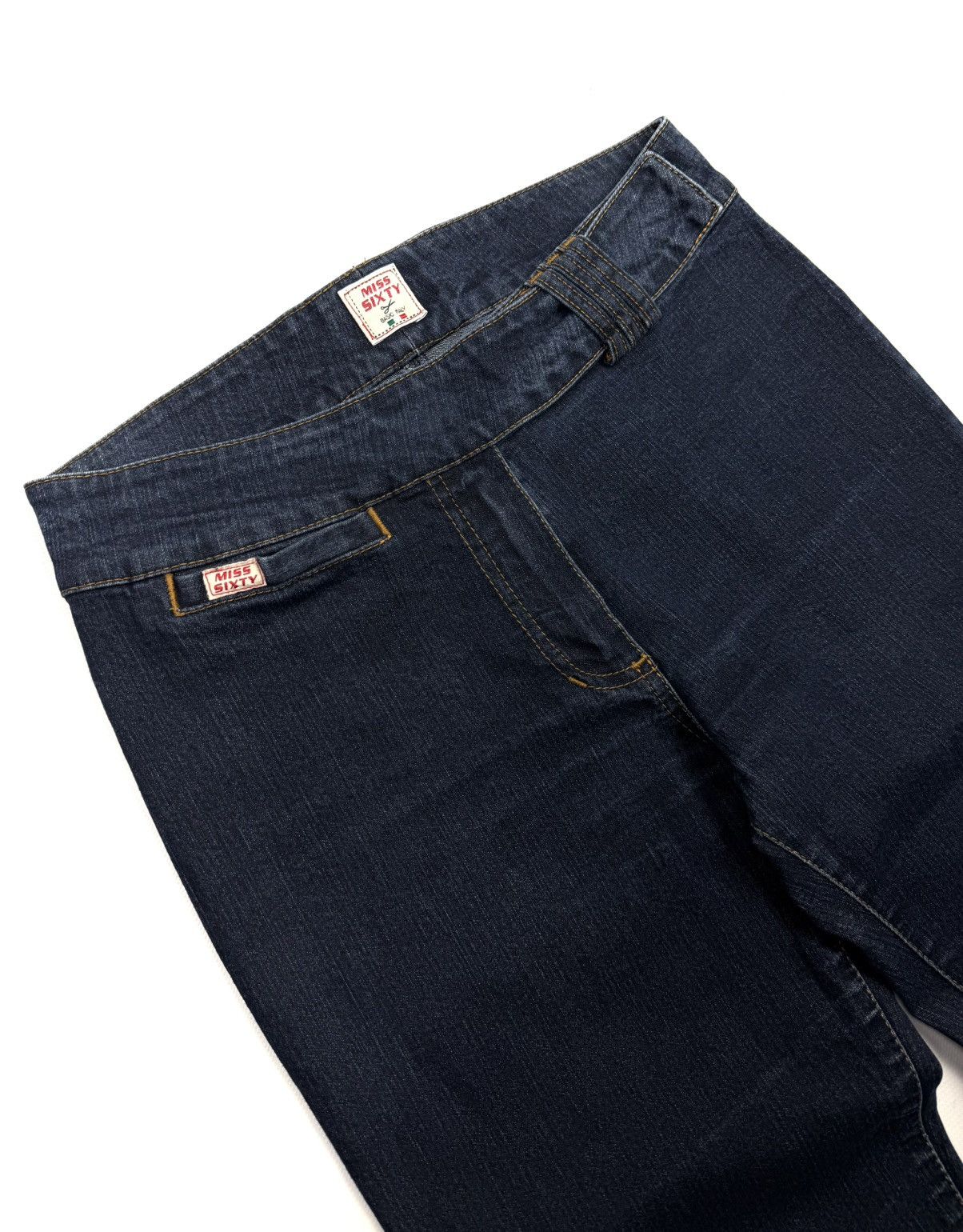 Miss Sixty Miss Sixty 00s Bootcut Navy Denim Jeans Vintage Japan Y2K Size 31" - 4 Thumbnail