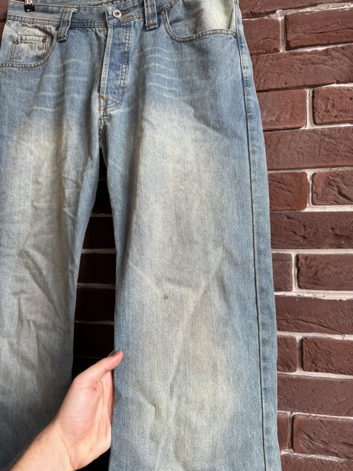 Diesel Vintage Y2k Rare Diesel Mud Wash Flared Jeans Pant Hype 32 Size US 32 / EU 48 - 5 Thumbnail