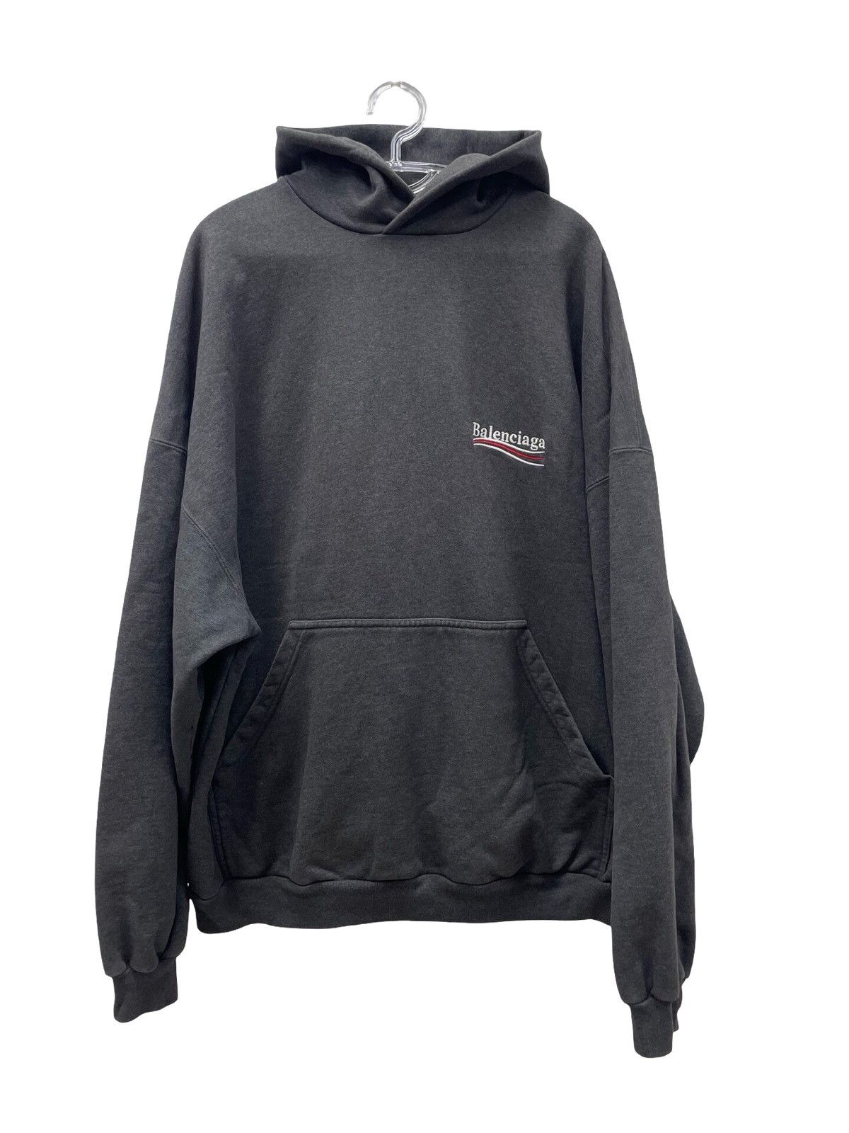 Balenciaga Balenciaga Wave Logo Vintage Oversized Hoodie Size US L / EU 52-54 / 3 - 1 Thumbnail