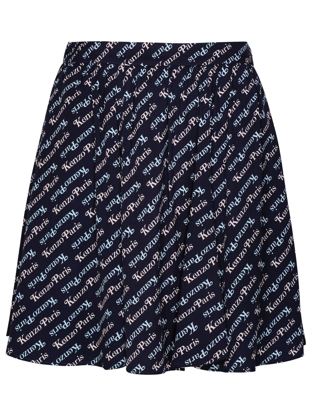 image of Kenzo 'verdy By Kenzo' Blue Viscose Miniskirt, Women's (Size 26)